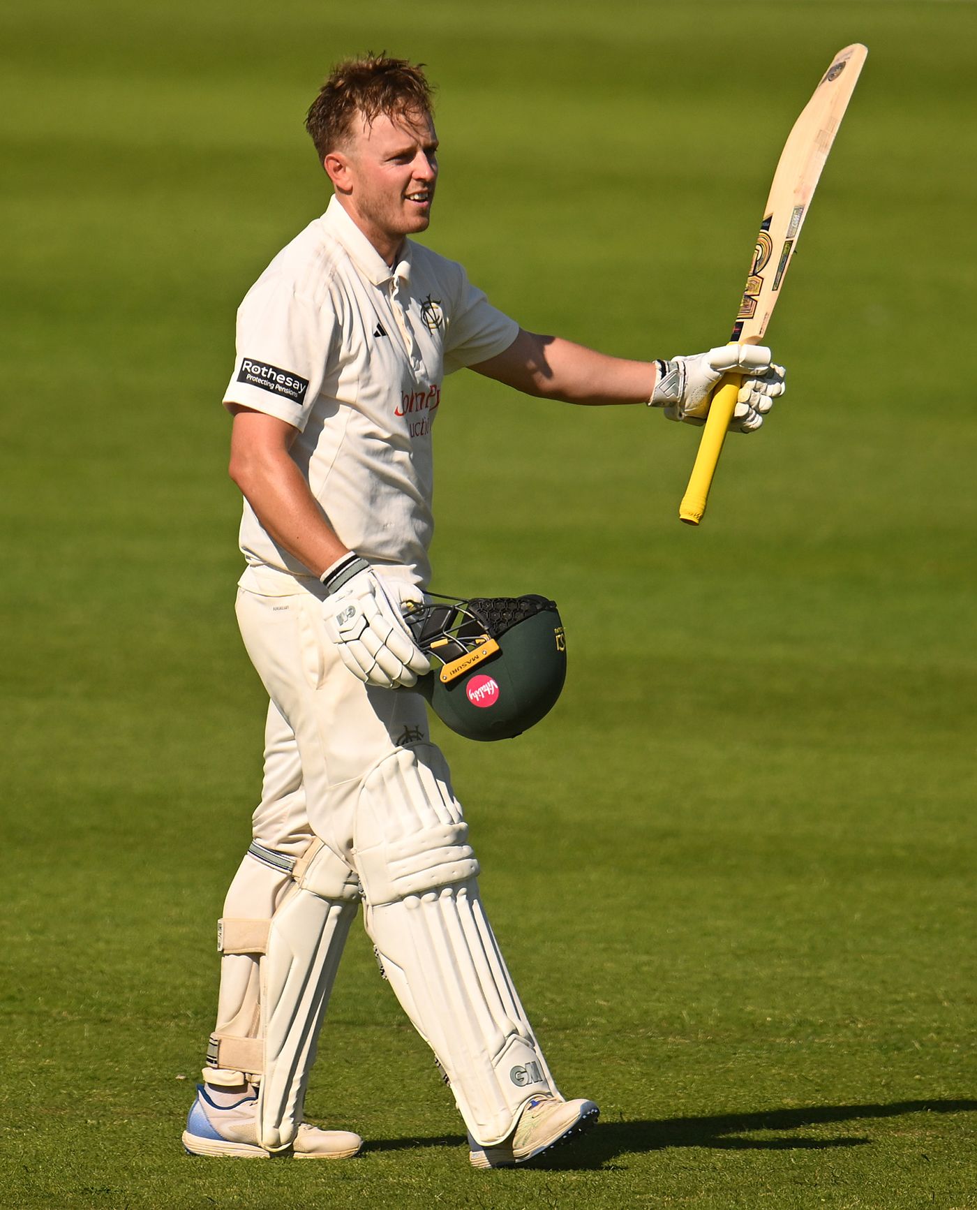 Ben Slater acknowledges his hundred
