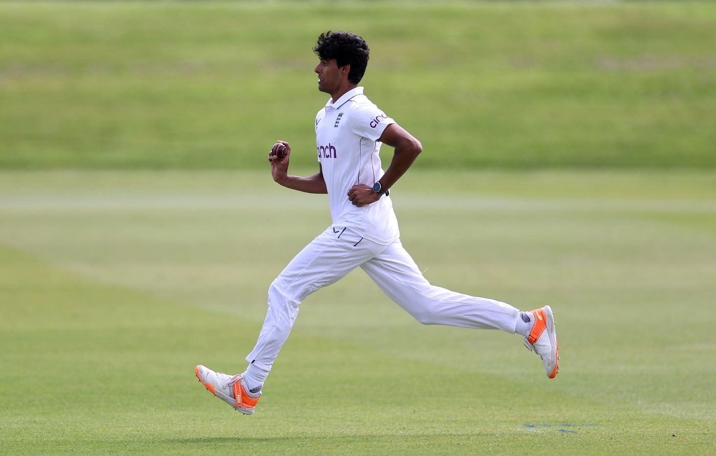 Naavya Sharma in action for England Under-19s