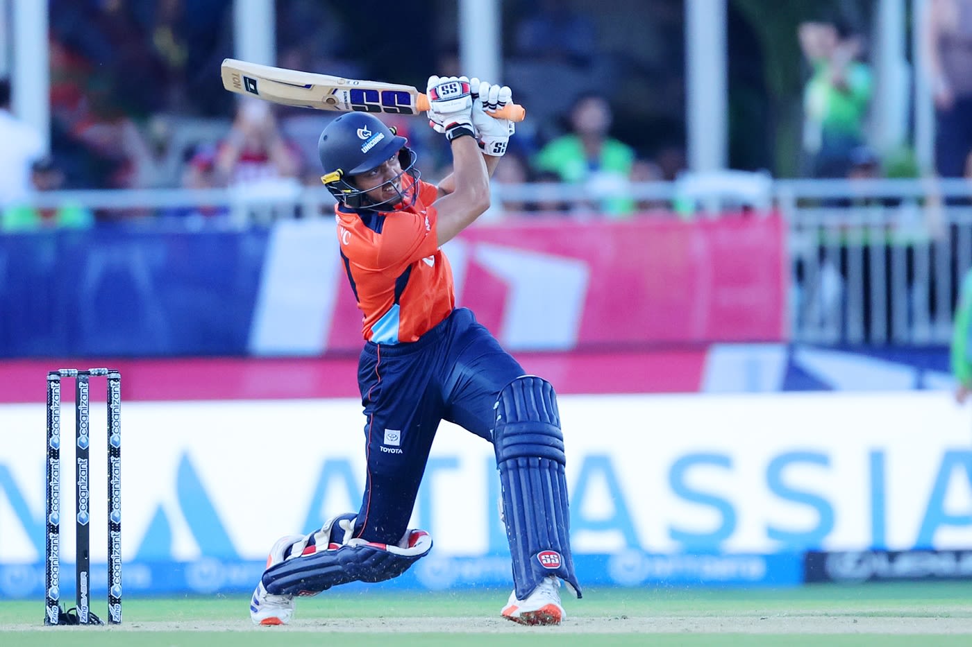 Sanjay Krishnamurthi top-scored for San Francisco Unicorns with a 28-ball 41