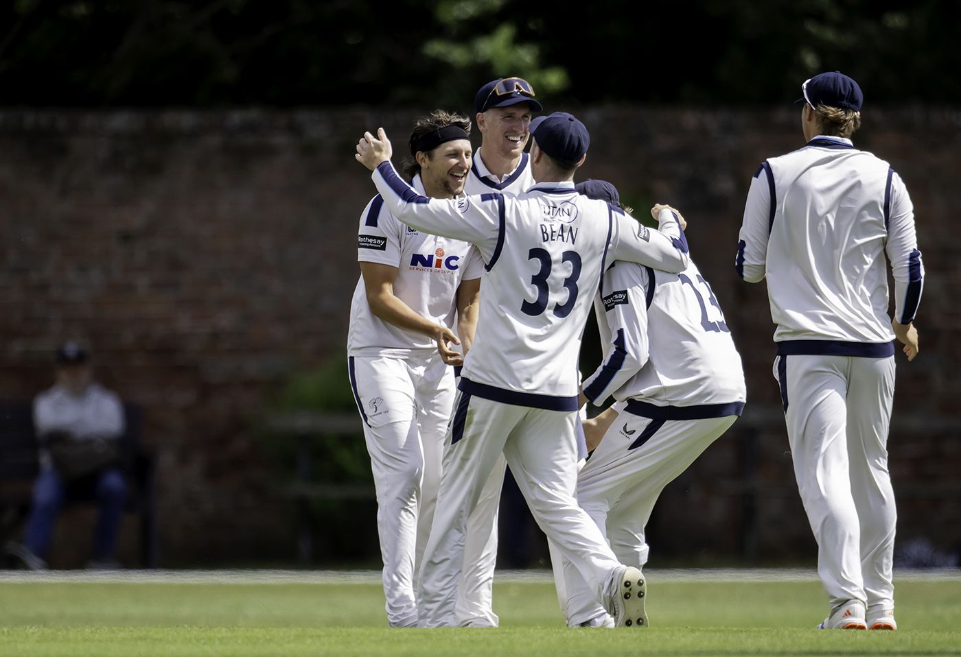 Jack White claimed four second-innings wickets, including three on the final day