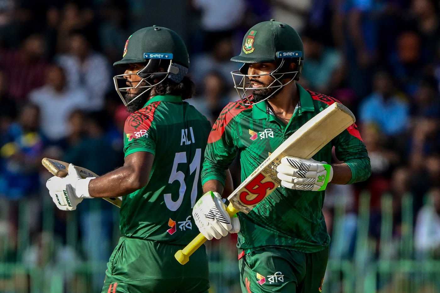 Jaker Ali and Towhid Hridoy during their partnership