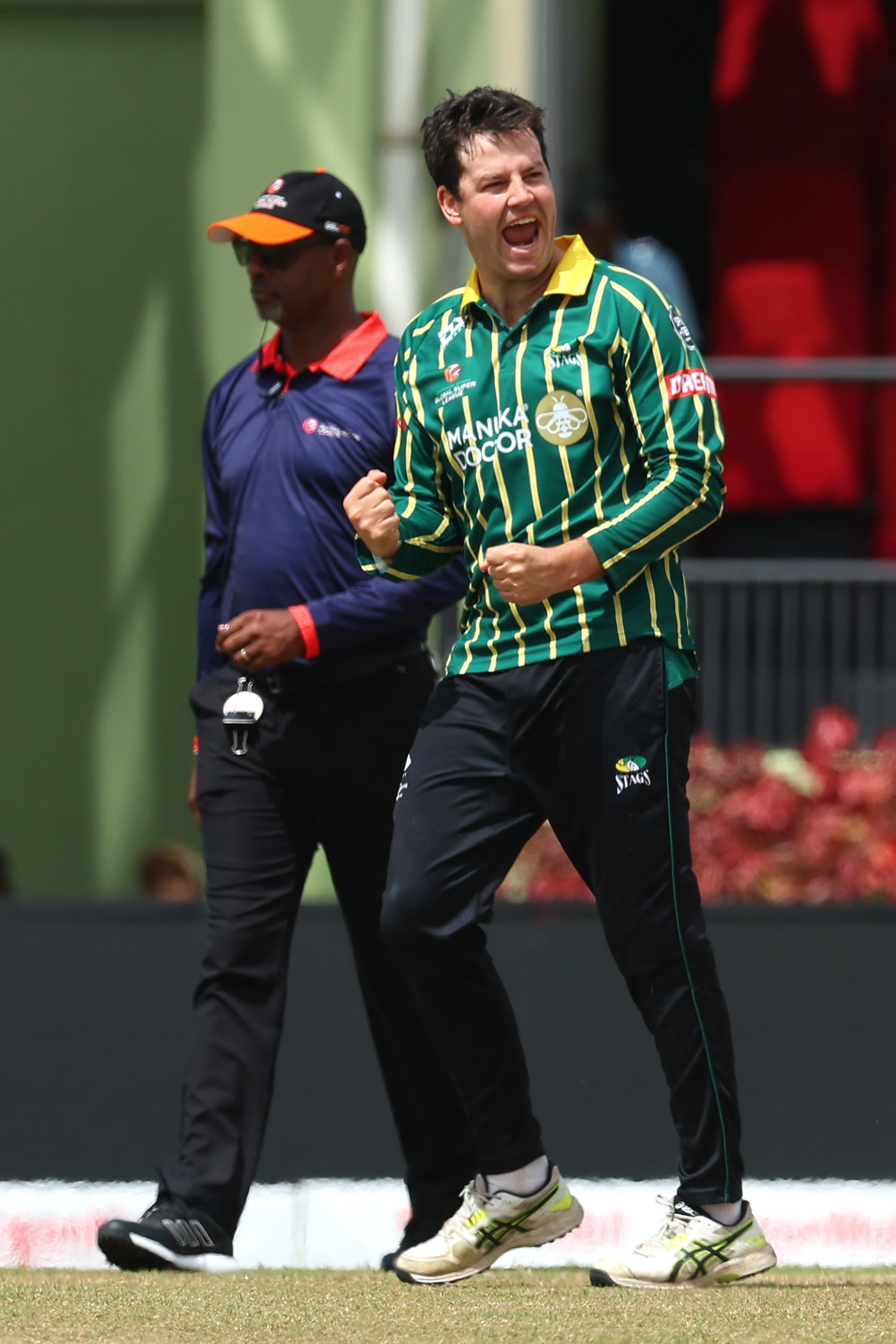 Angus Schaw of Central Districts picked three wickets in his first three overs