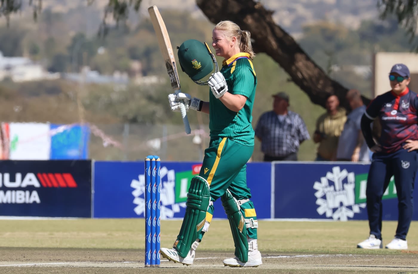Delmi Tucker scored an explosive 72-ball 100