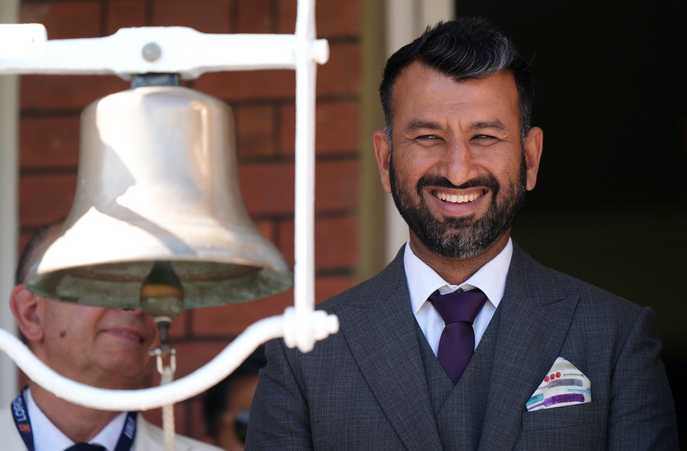 Cheteshwar Pujara rang the bell at the start of the day