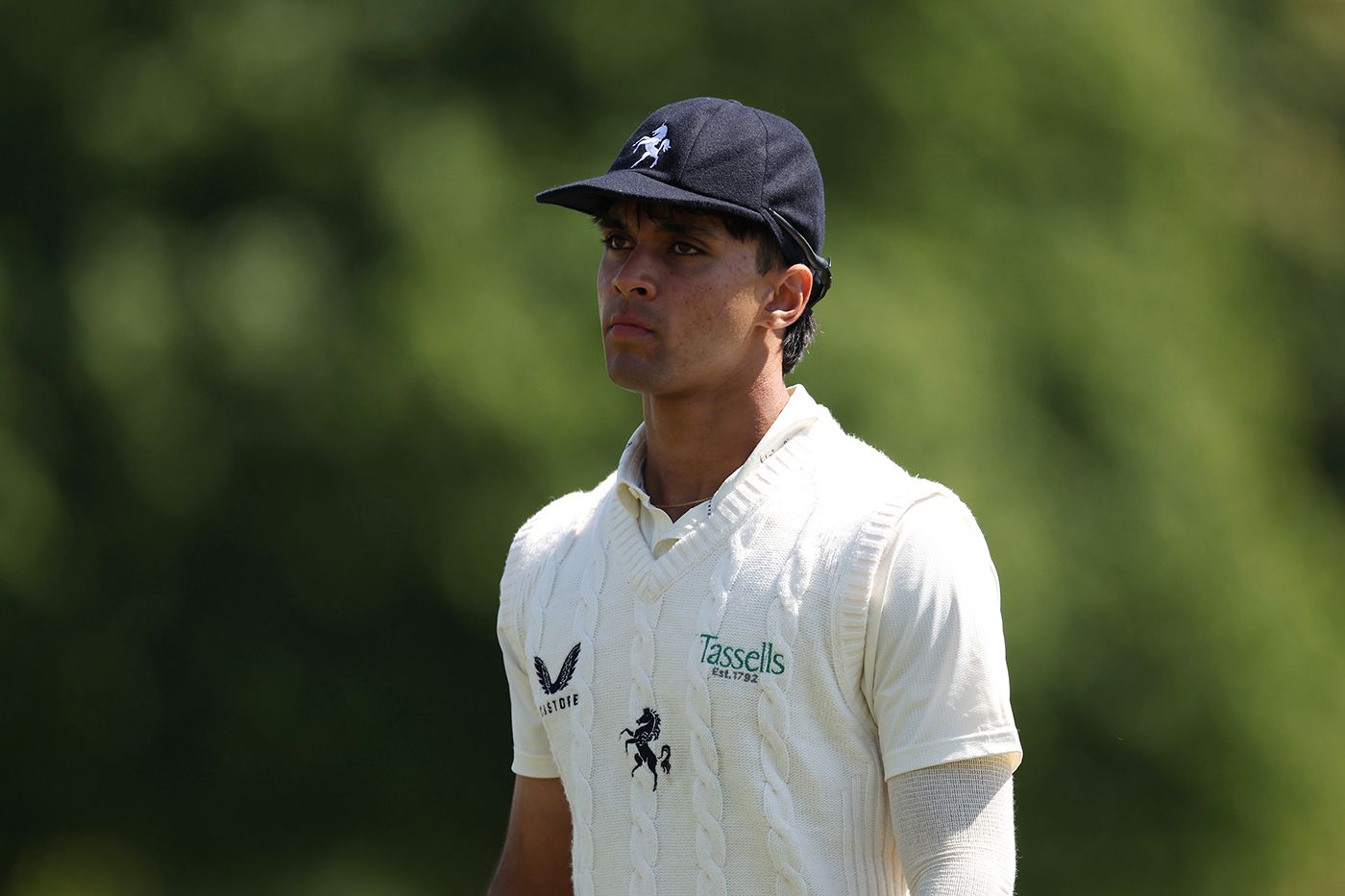 Ekansh Singh was making his first-class debut