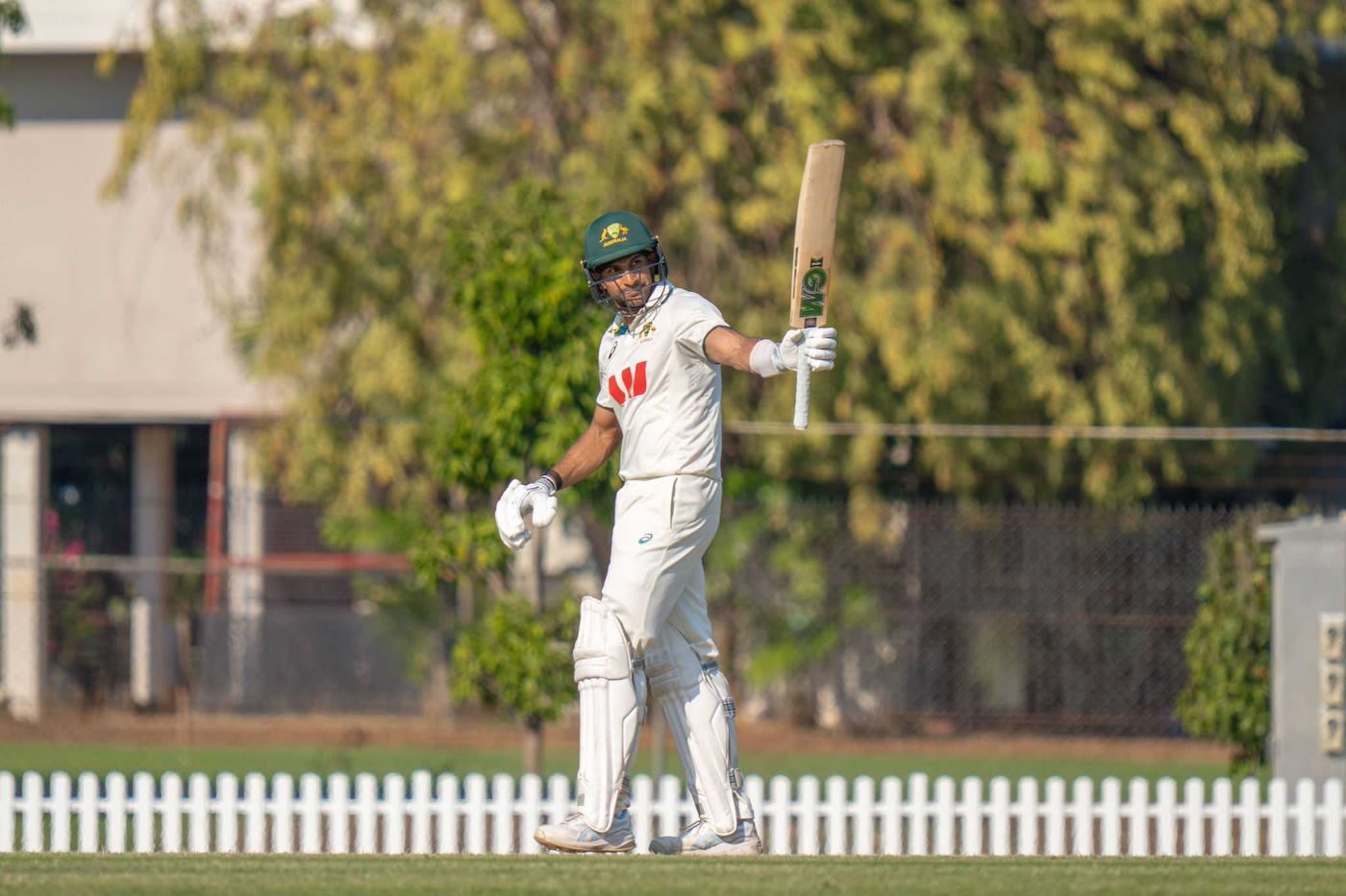 Jason Sangha brought up a century from No. 4