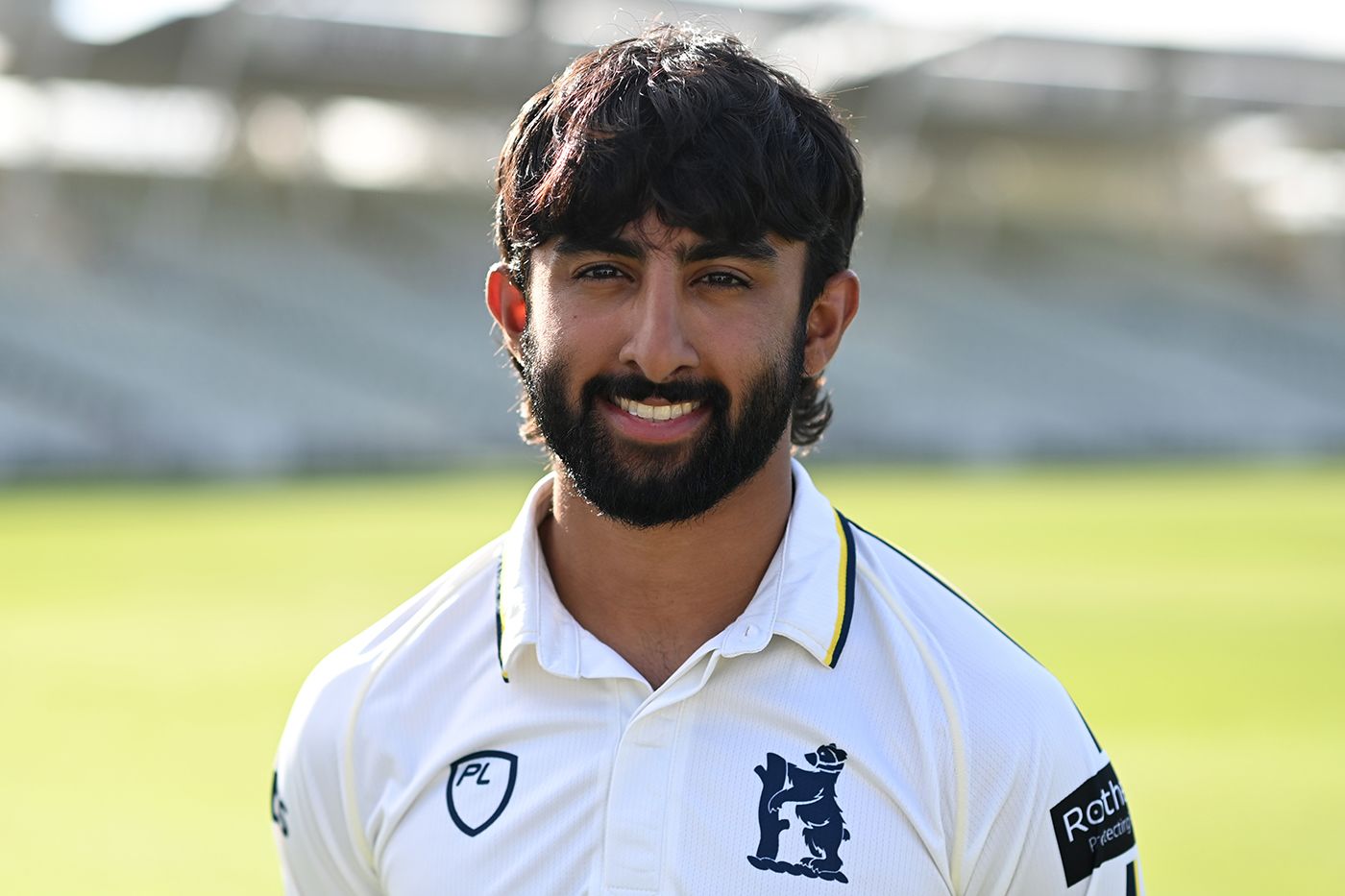 Zen Malik at Warwickshire's pre-season media day