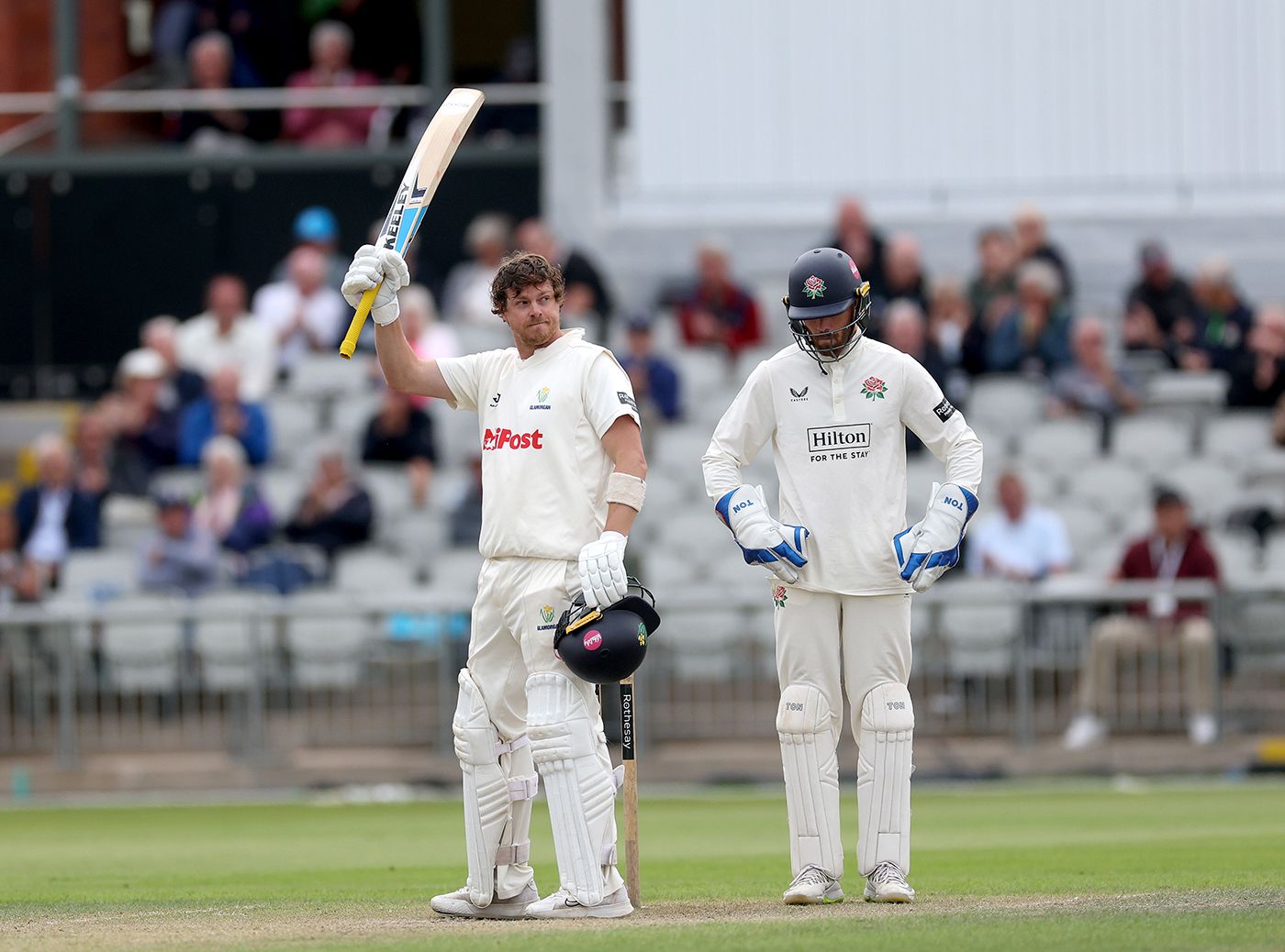 Sam Northeast acknowledges his hundred