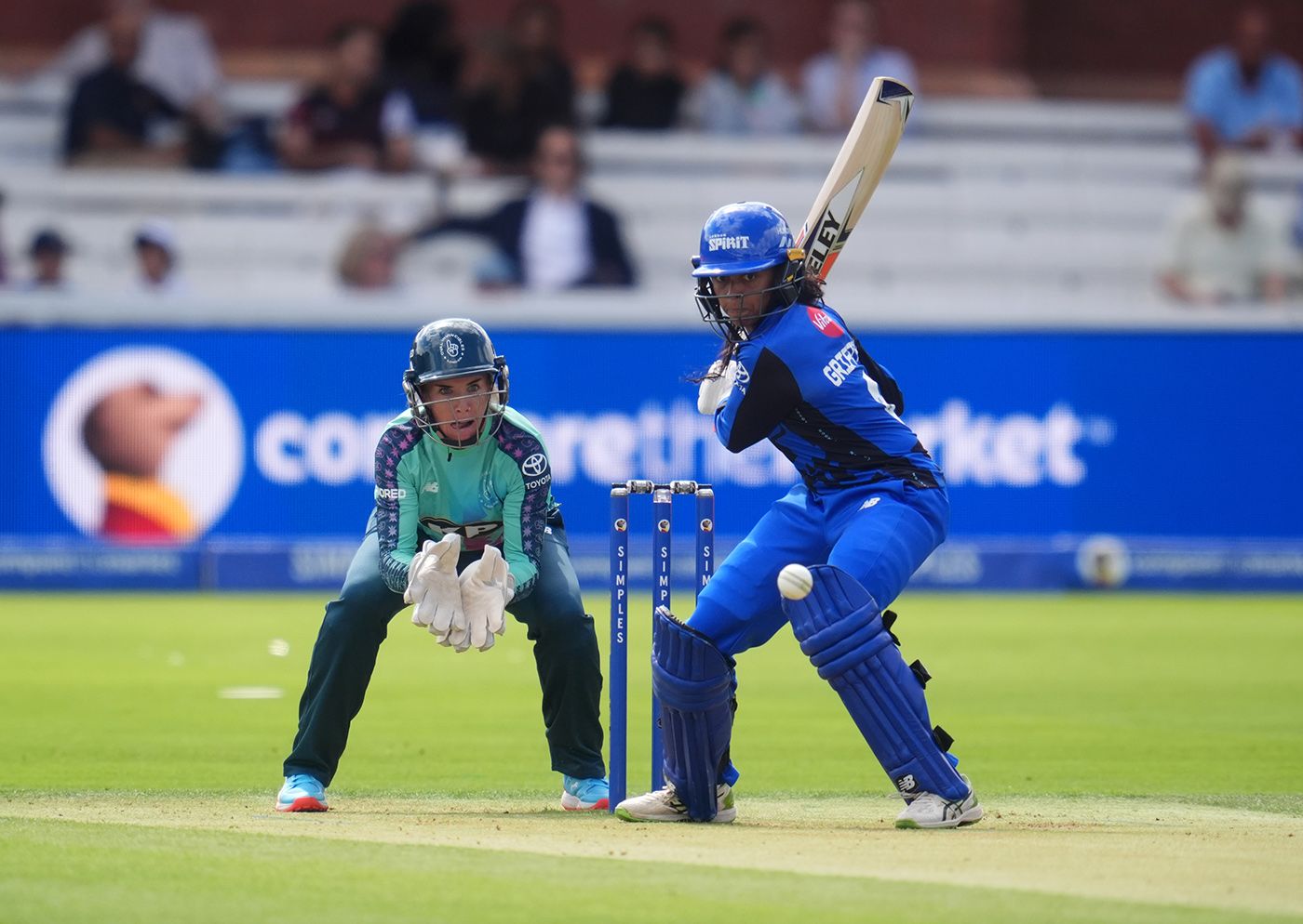 Cordelia Griffith helped get the Spirit innings up and running
