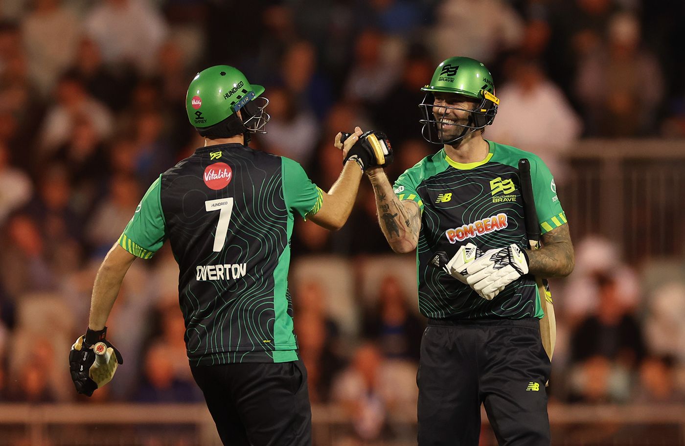 Reece Topley and Craig Overton were the unlikely heroes with the bat