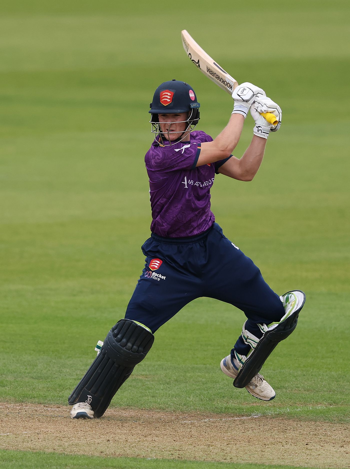 Charlie Allison top-scored for Essex with 80 off 90 balls