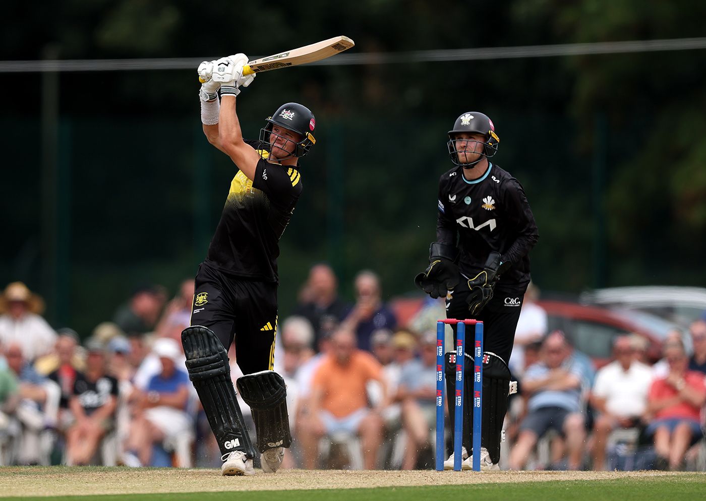 Ben Charlesworth hits over the top