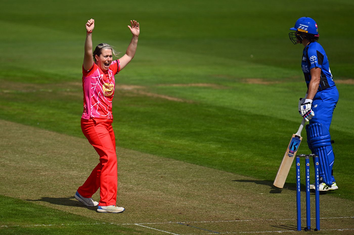 Katie Levick struck twice in two balls