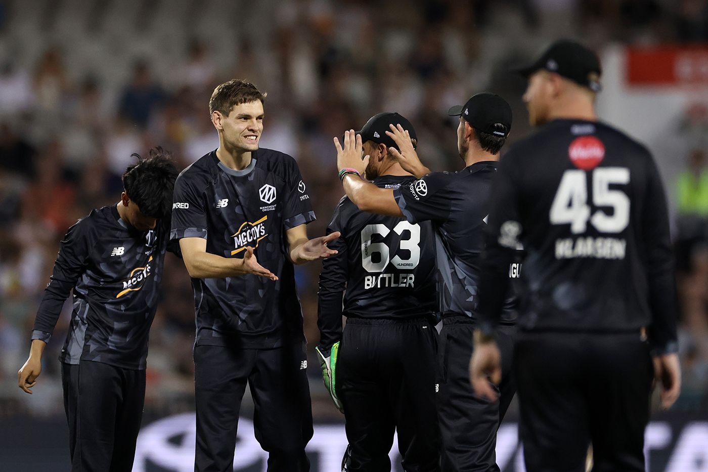Scott Currie claimed the wicket of Jamie Smith