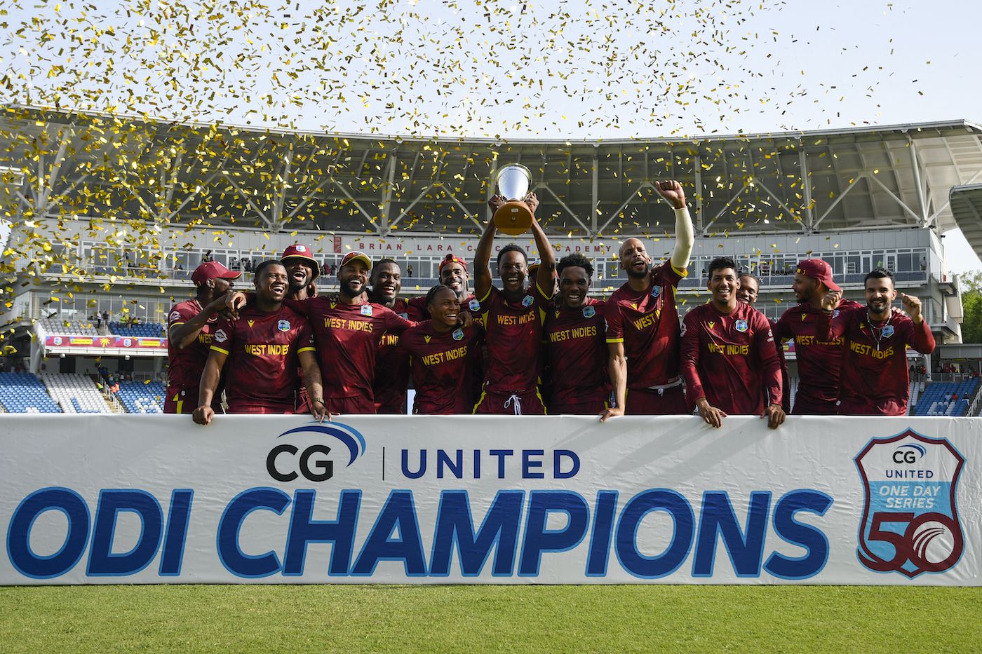West Indies won their first men's bilateral ODI series against Pakistan since 1991