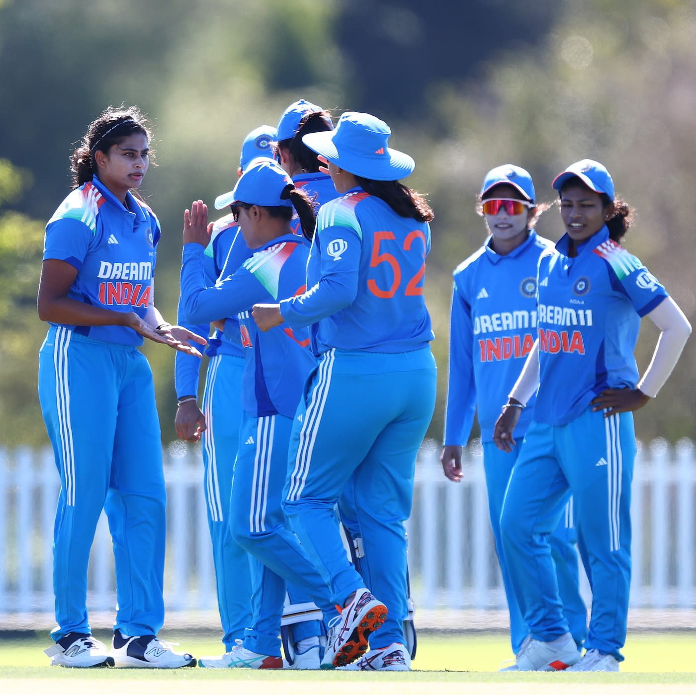 Titas Sadhu picked up the first wicket