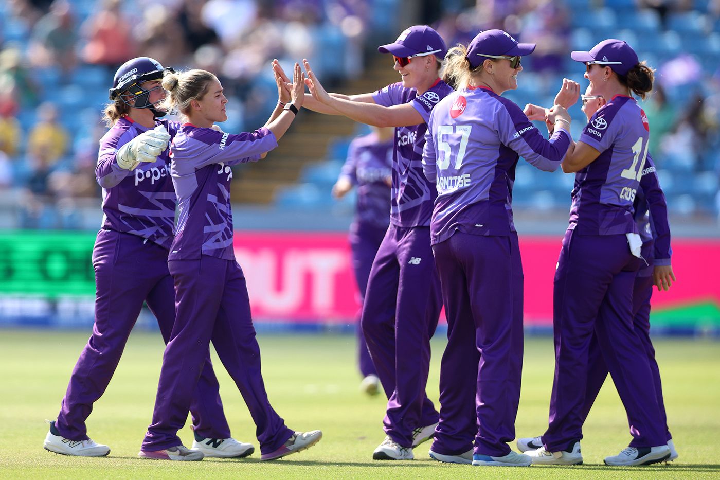 Lucy Higham picked up two wickets during an economical spell