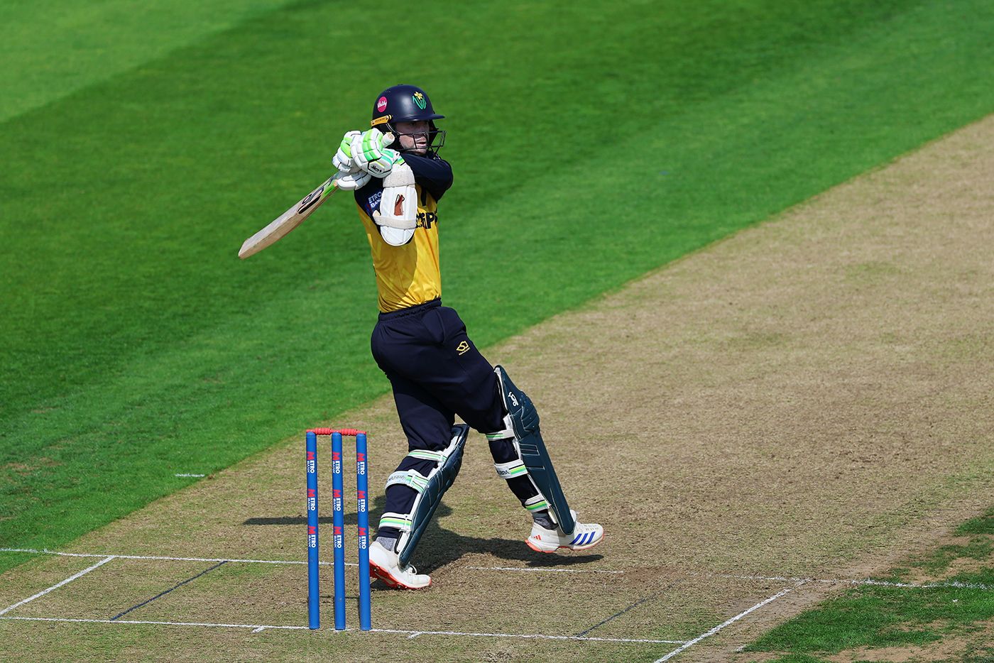 Eddie Byrom fell narrowly short of three figures
