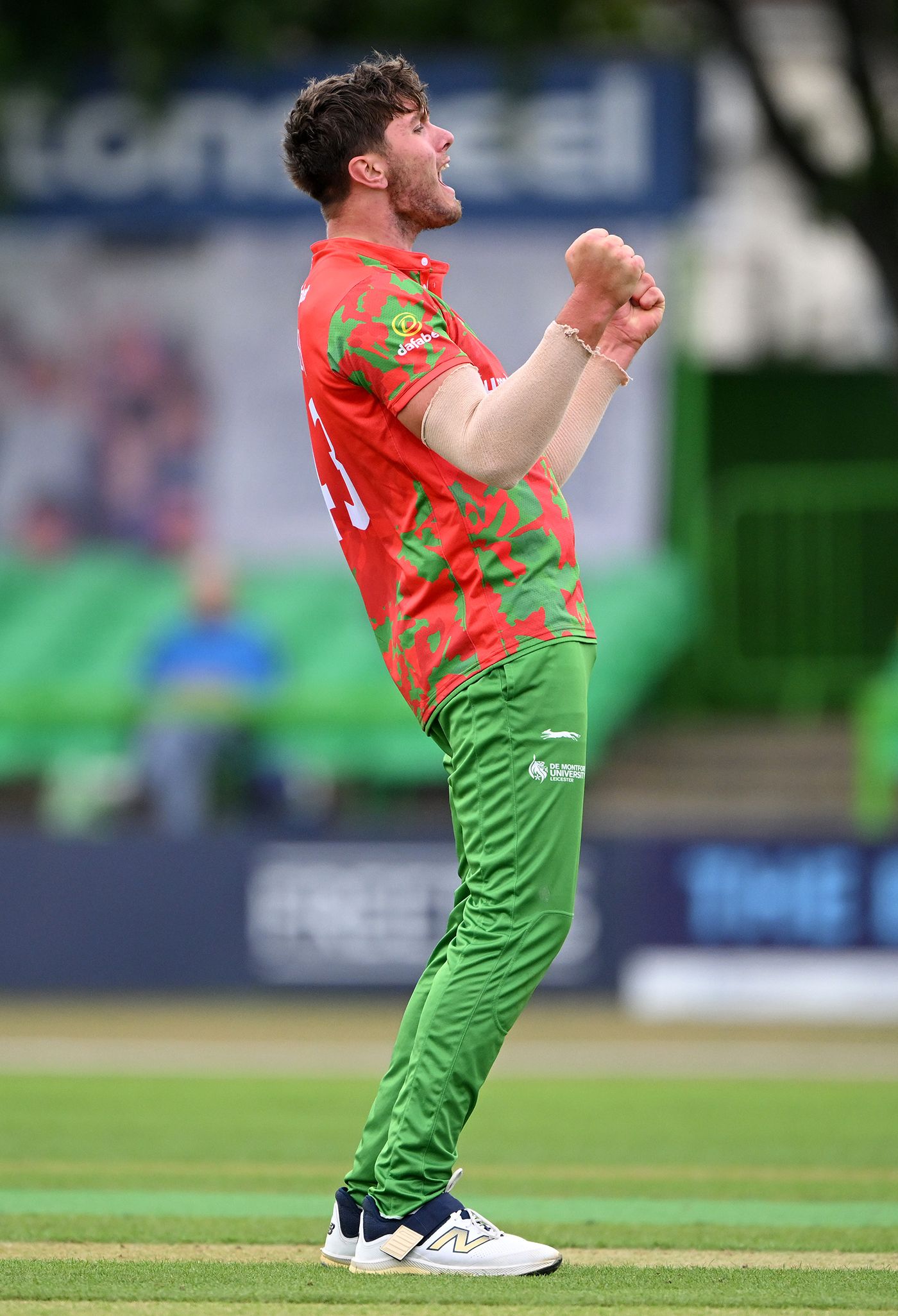 Alex Green celebrates a breakthrough
