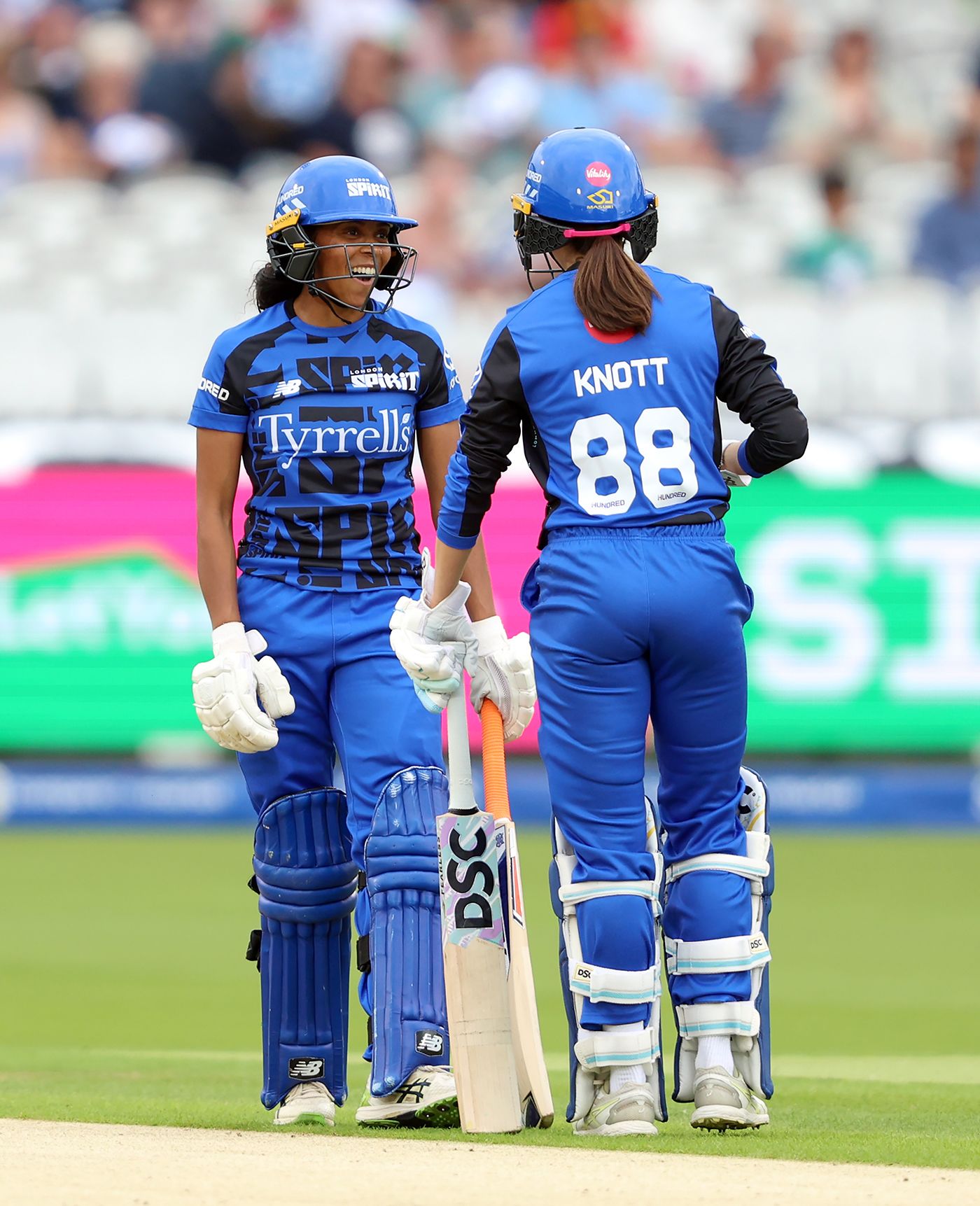 Cordelia Griffith and Charli Knott added 67 for the fourth wicket