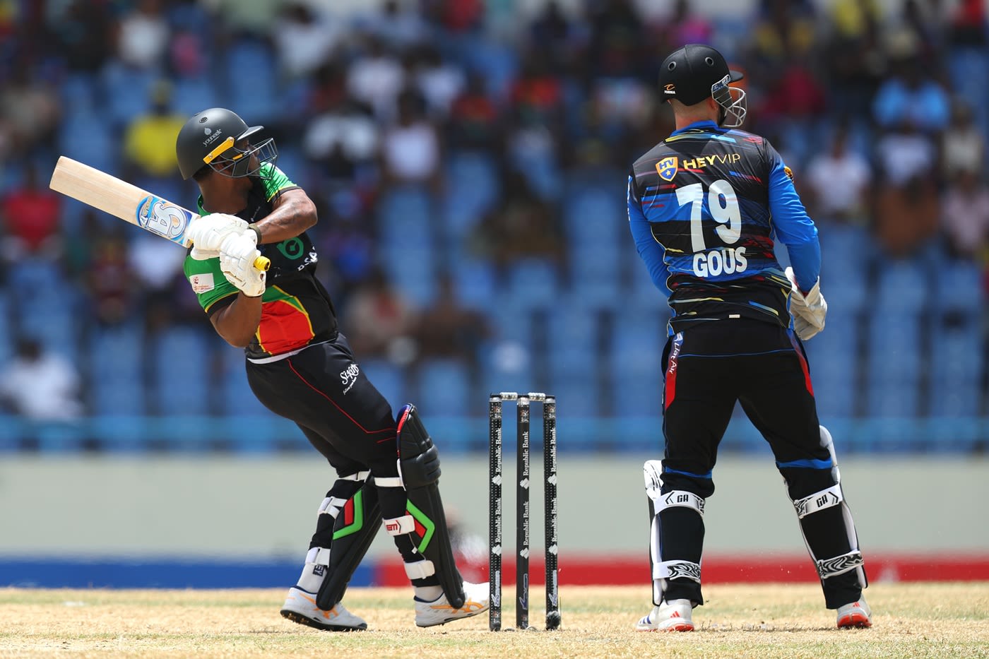 Evin Lewis pulls one away