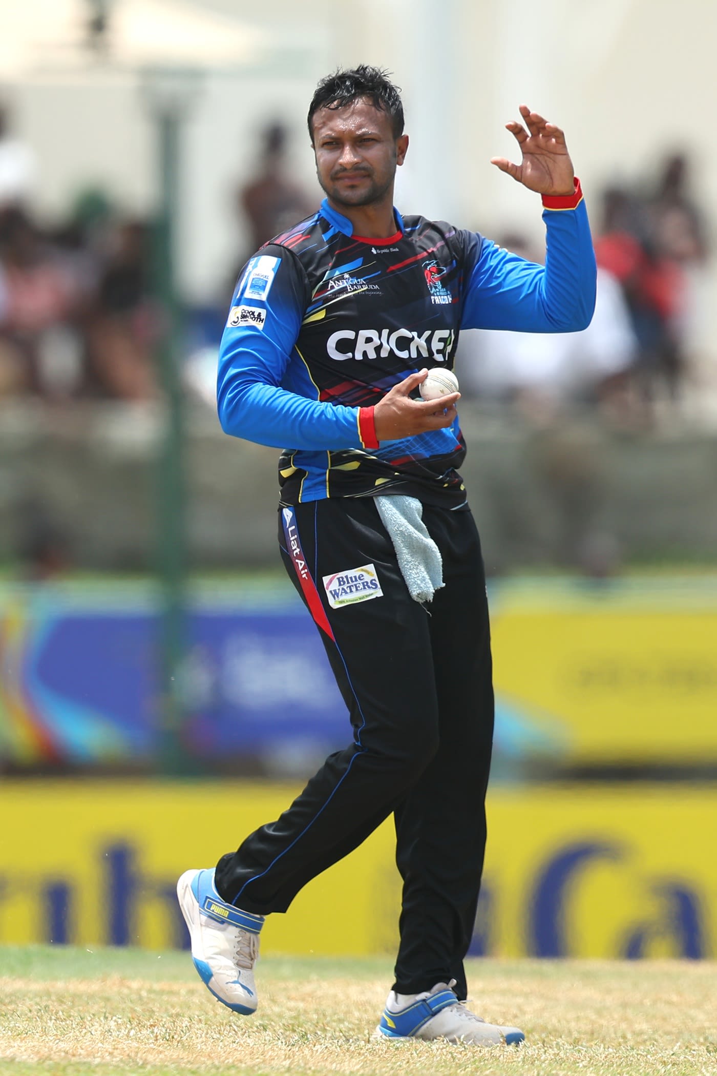 Shakib Al Hasan picked up his 500th T20 wicket during the match