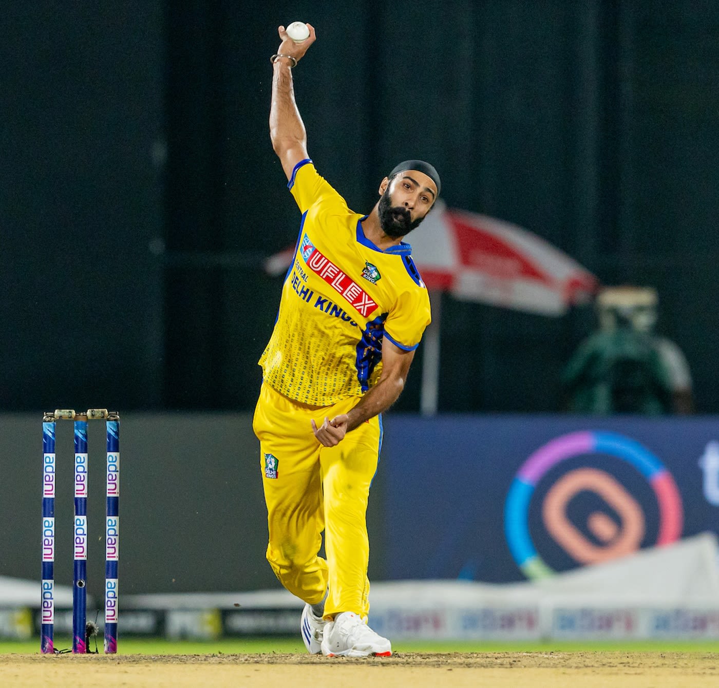 Simarjeet Singh took two wickets in one over