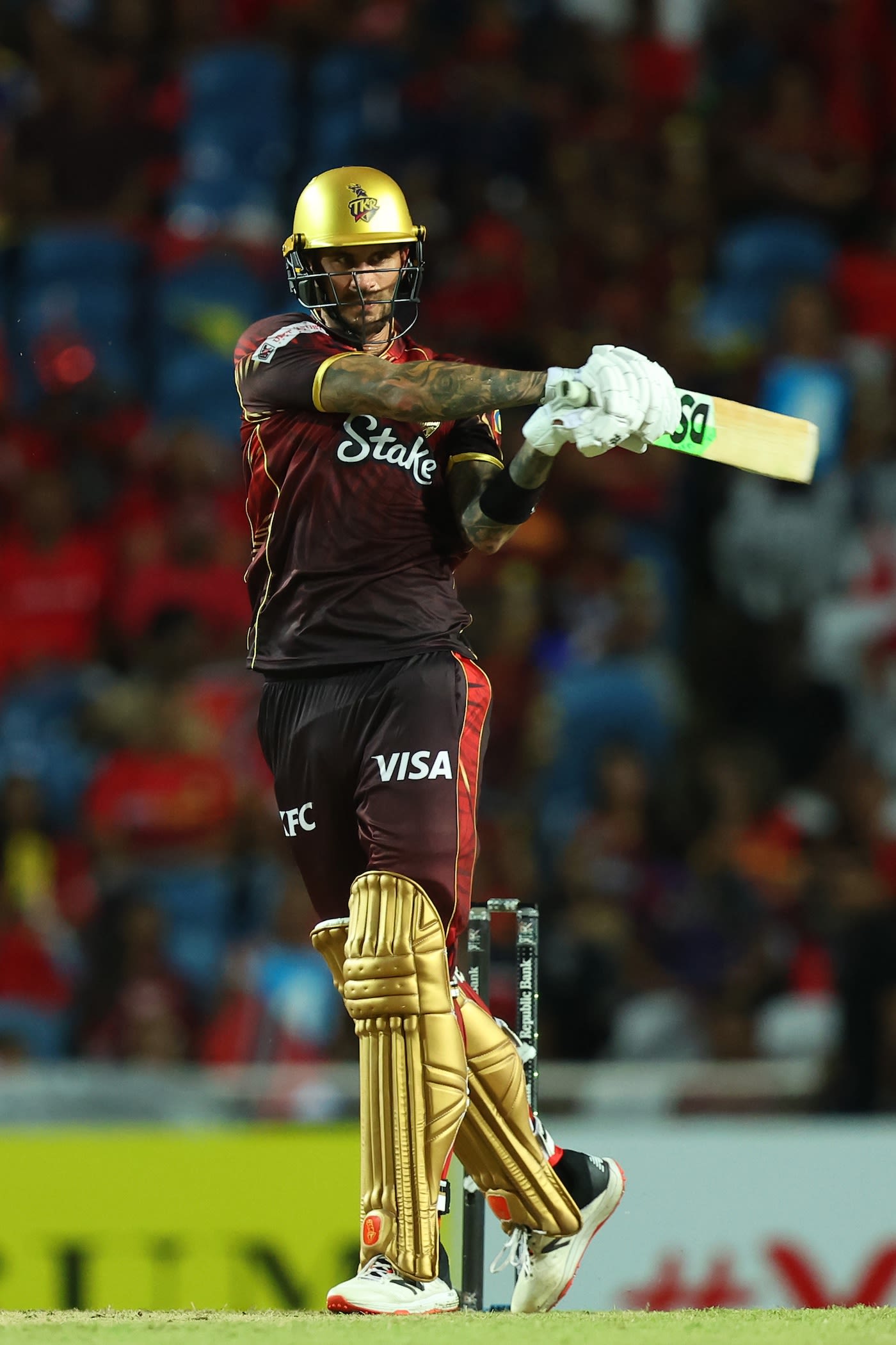 Alex Hales scored a steady half-century