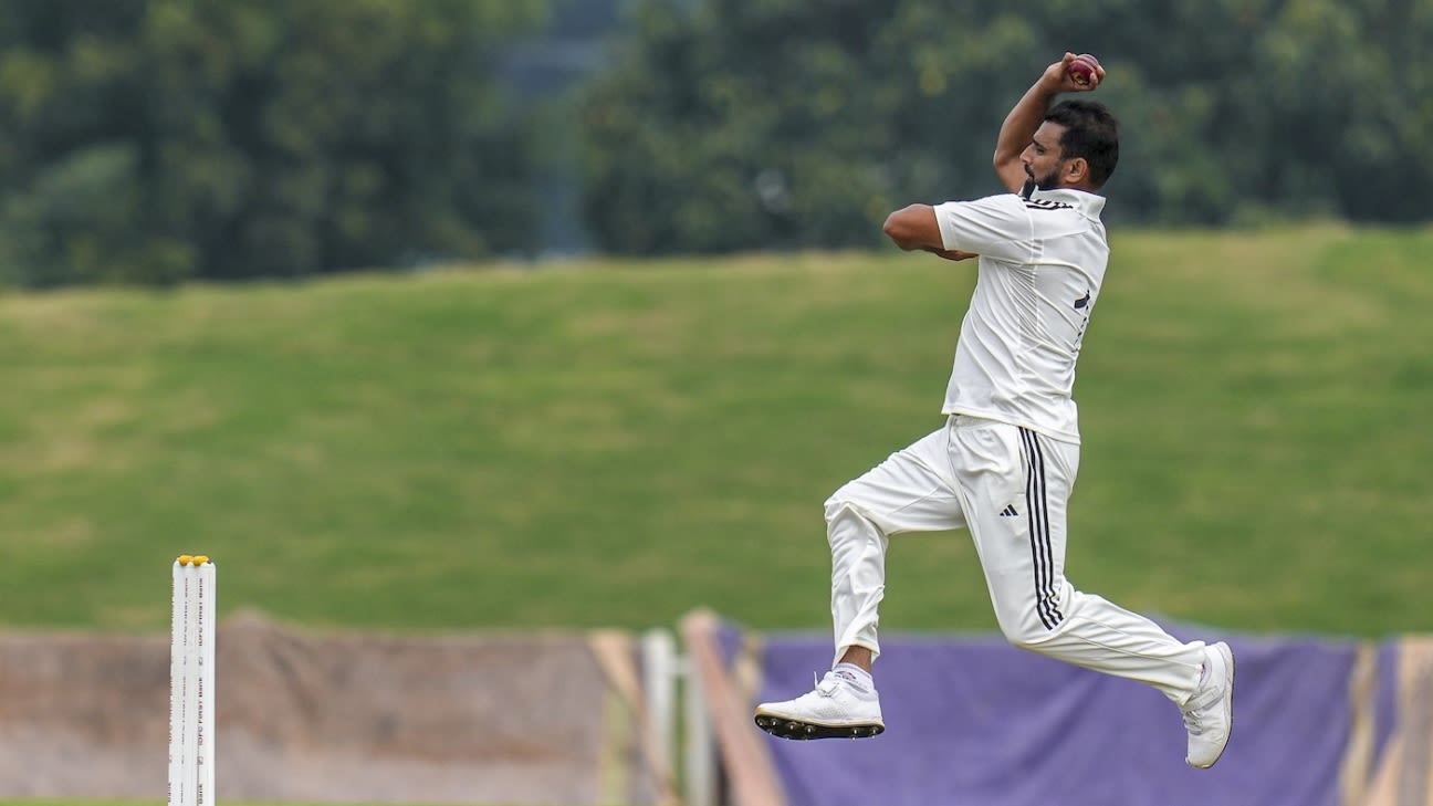 Shami rages against the dying of the light, seam still bolt upright