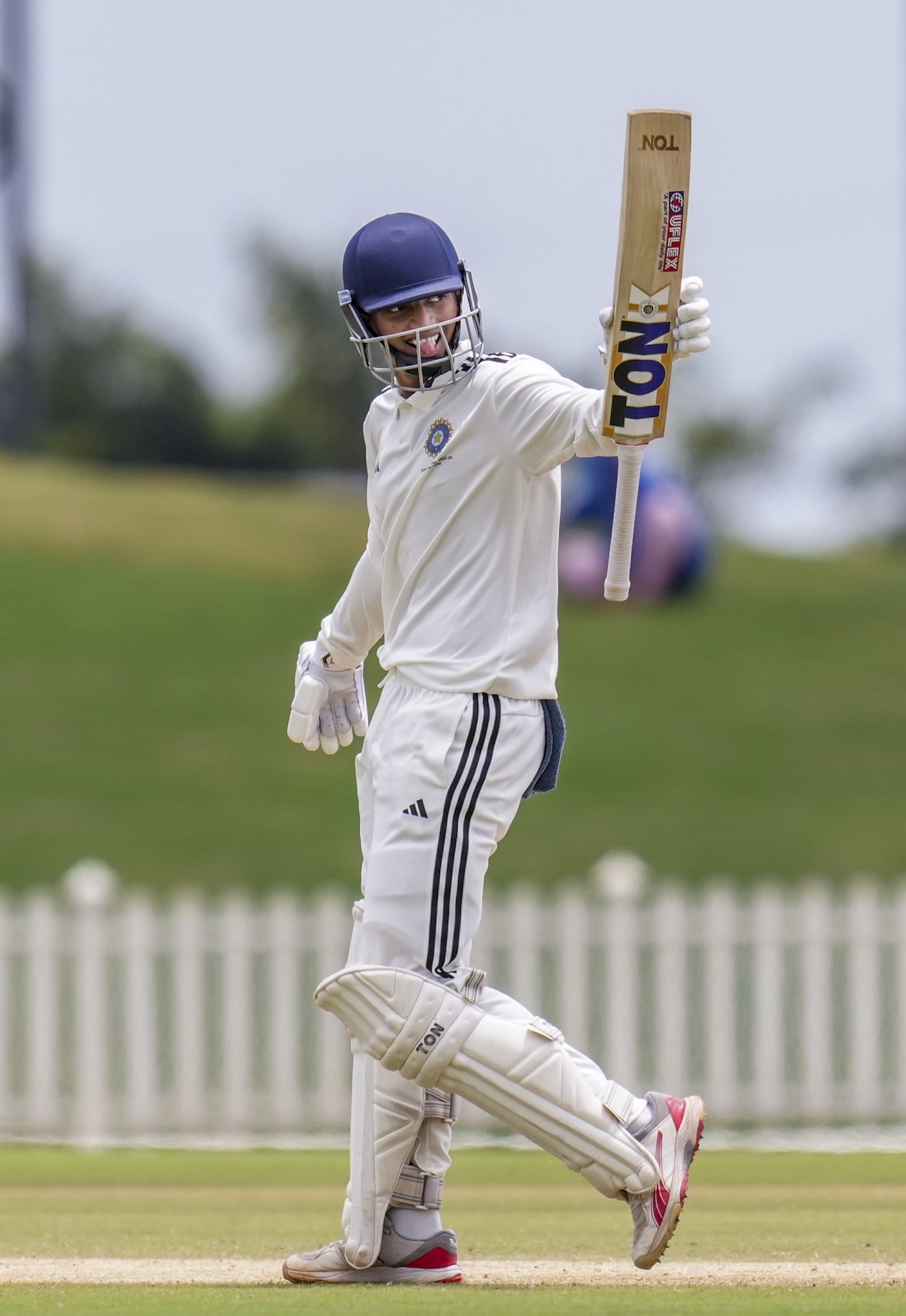 Yash Dhull celebrates his half-century