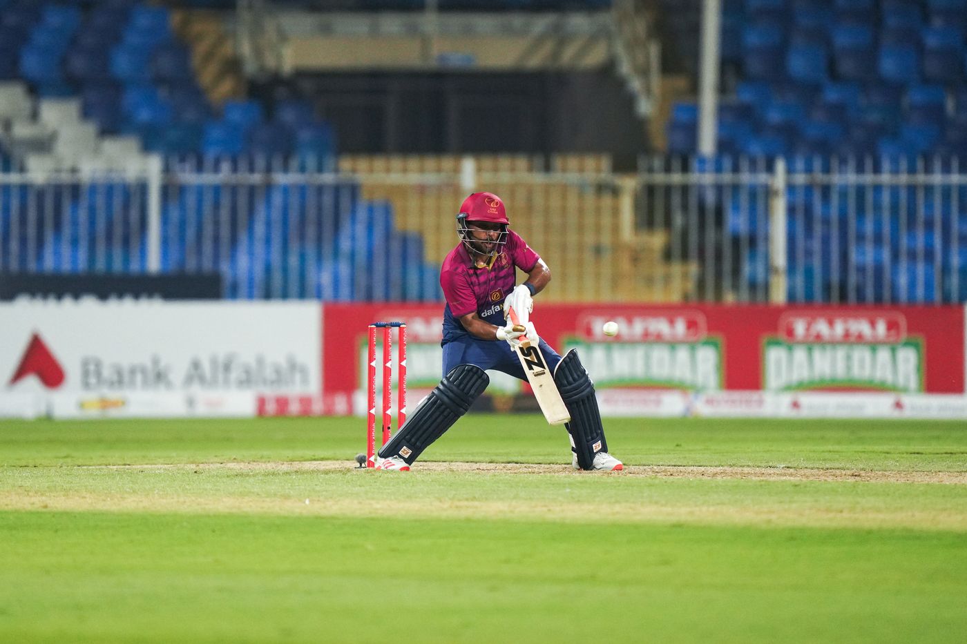 Rahul Chopra attempts a scoop