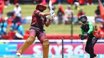 Pollard and Pooran fifties power Knight Riders to fifth straight win