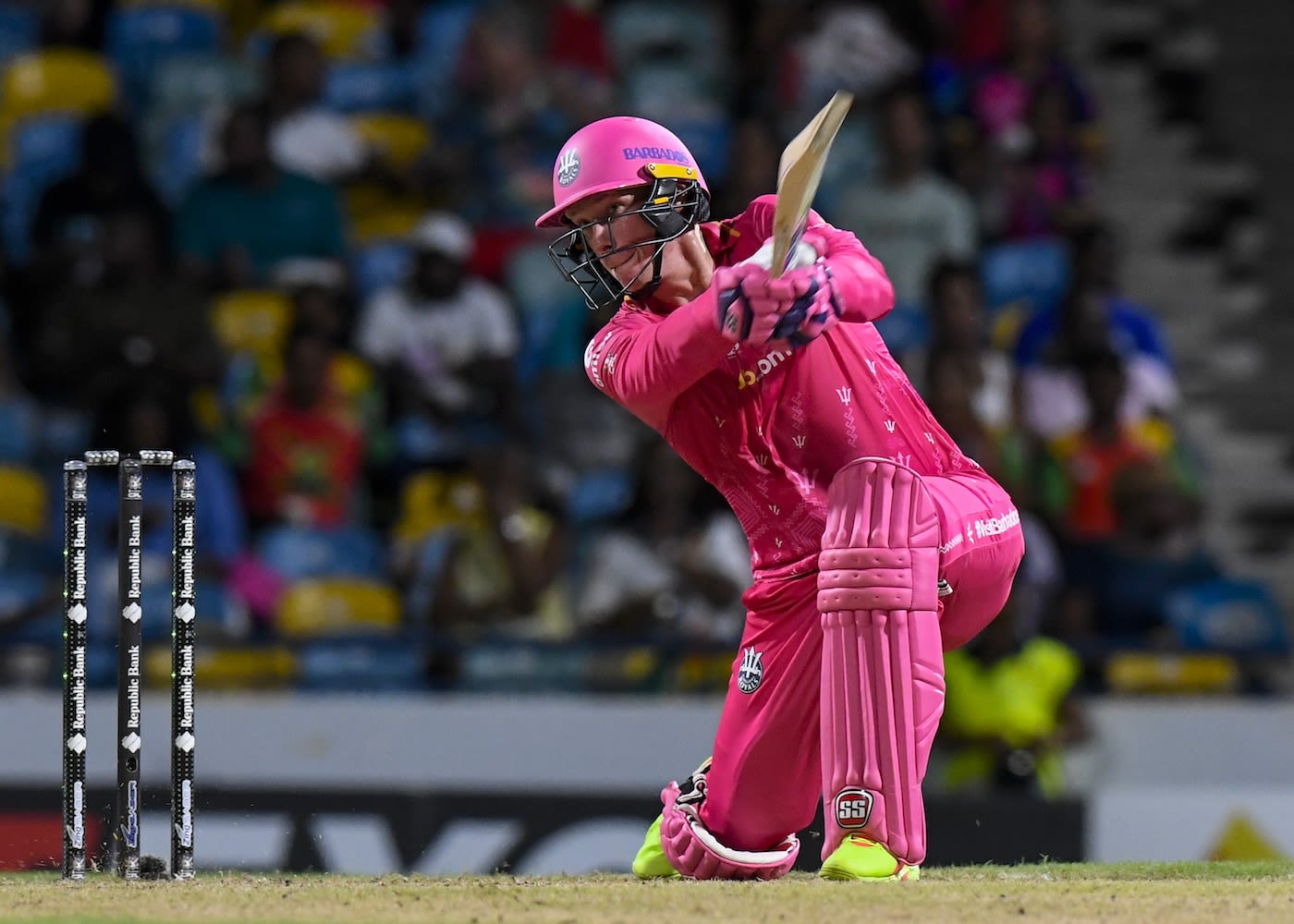 Rassie van der Dussen plays powerfully