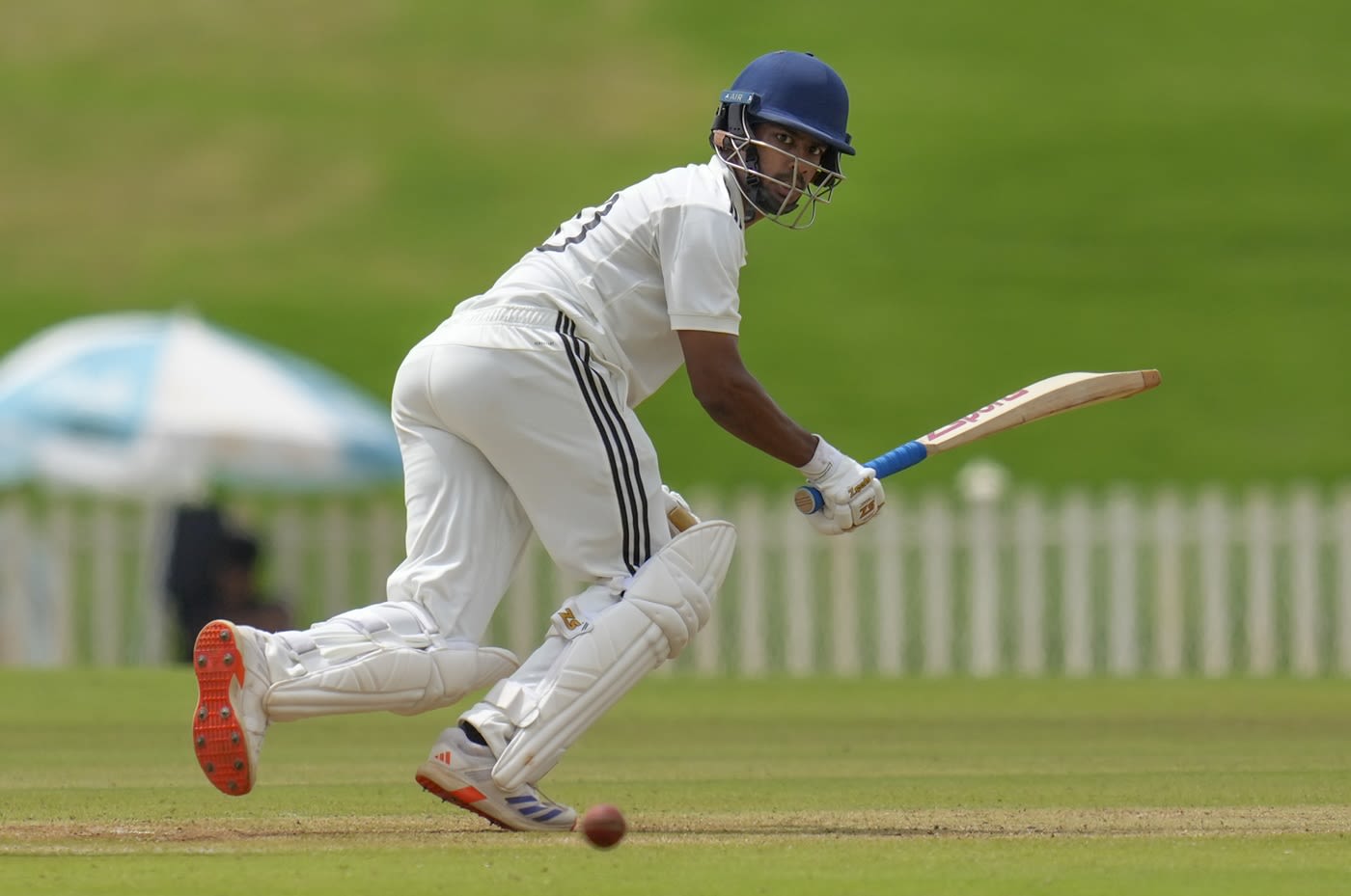 Tanay Thyagarajan scored a half-century from No. 8