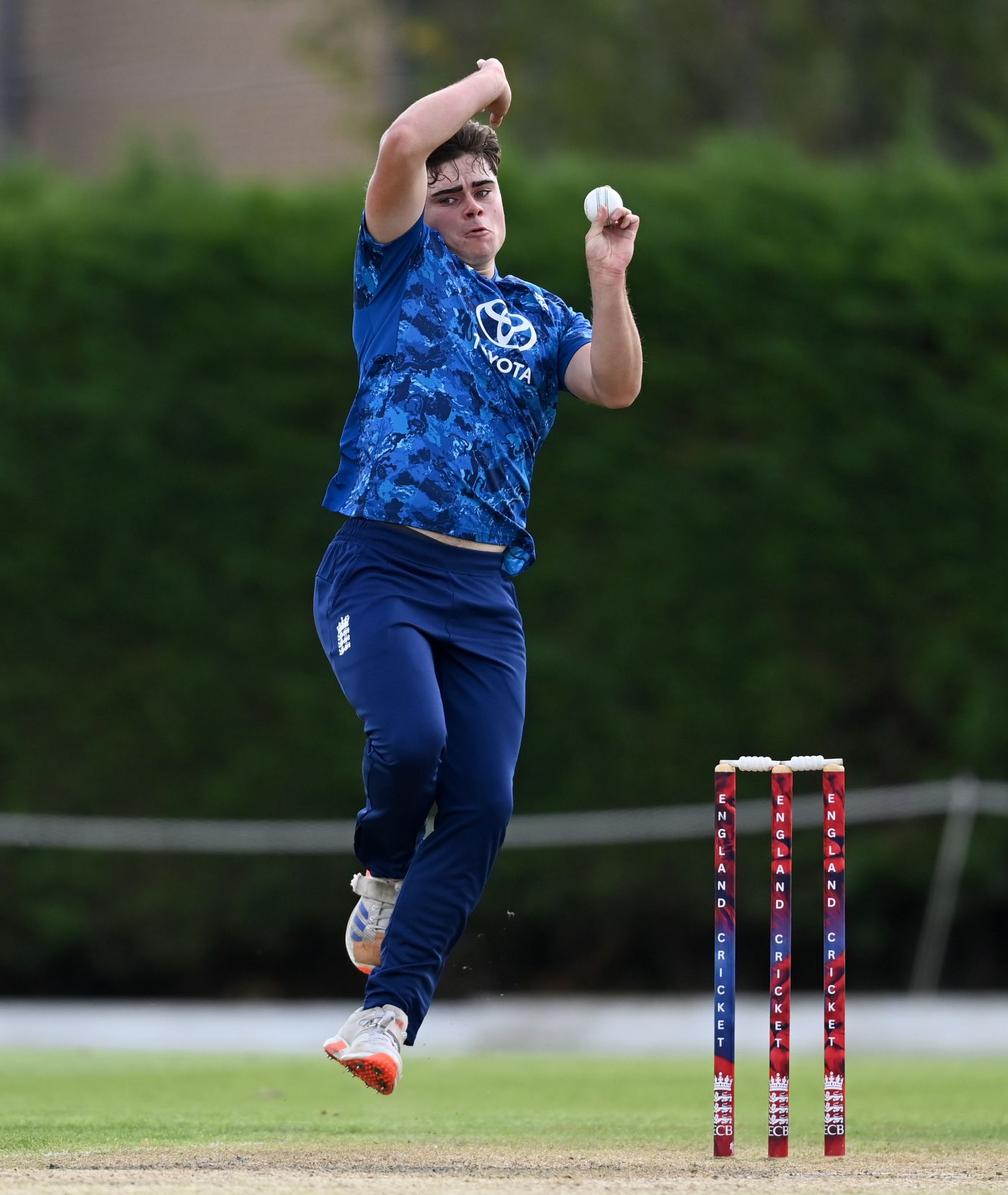 James Minto claimed five wickets for England Under-19