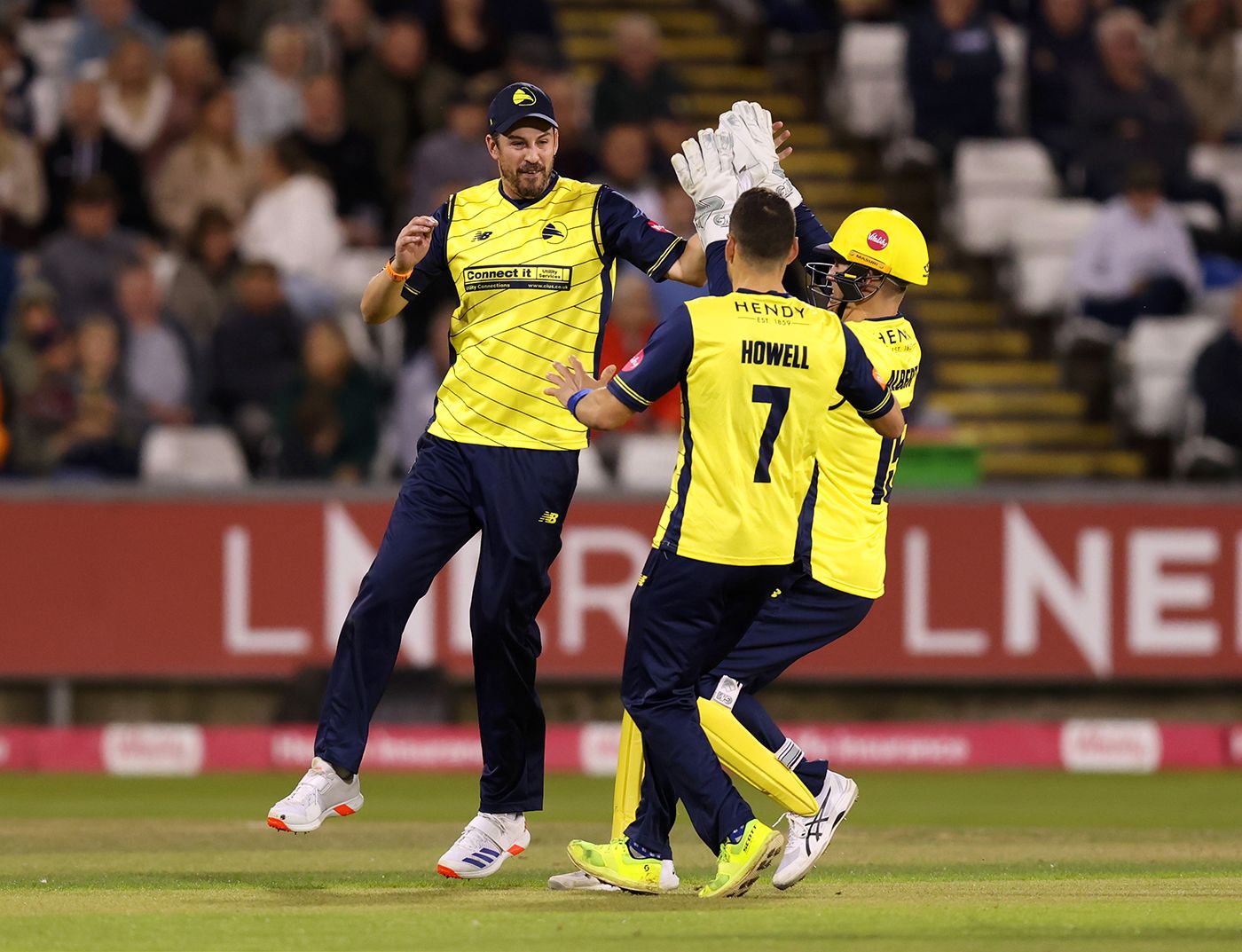 Chris Wood and Benny Howell did most of the damage in Durham's chase