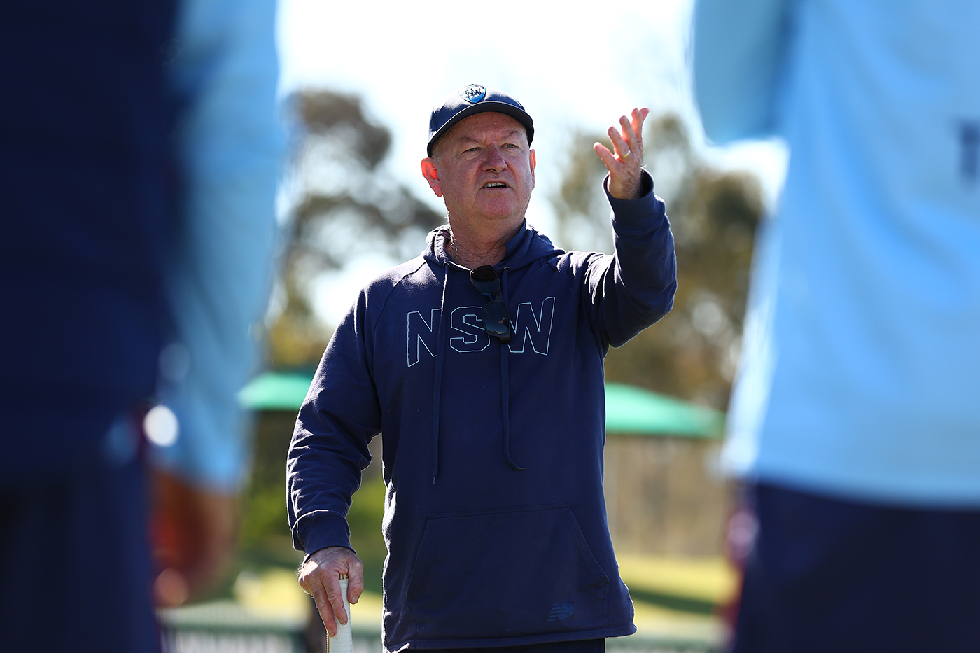Greg Shipperd addresses his players