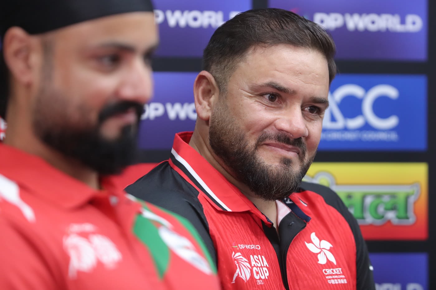 Yasim Murtaza and Jatinder Singh attend the Asia Cup press conference