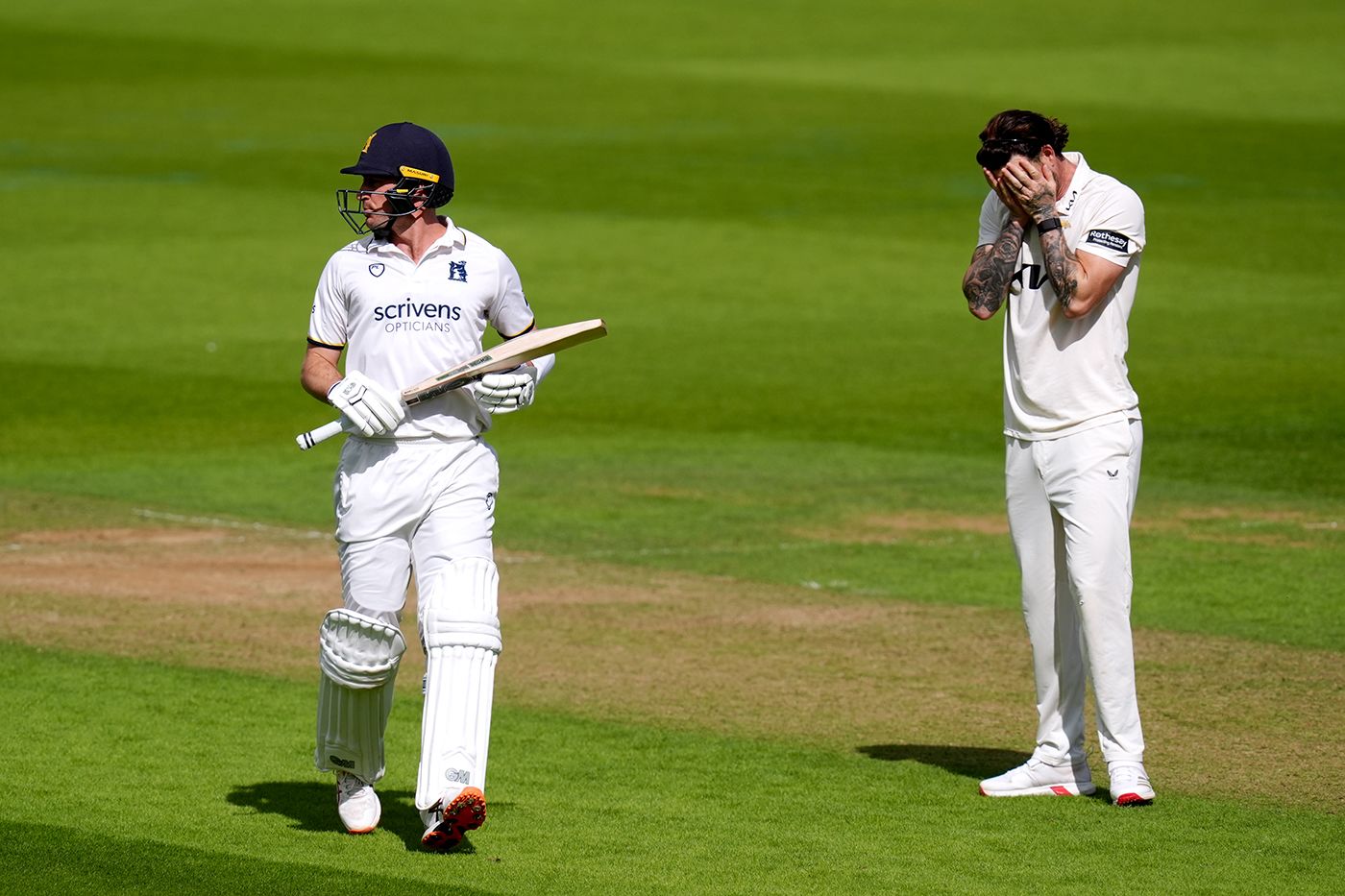 Will Young frustrated the Surrey attack