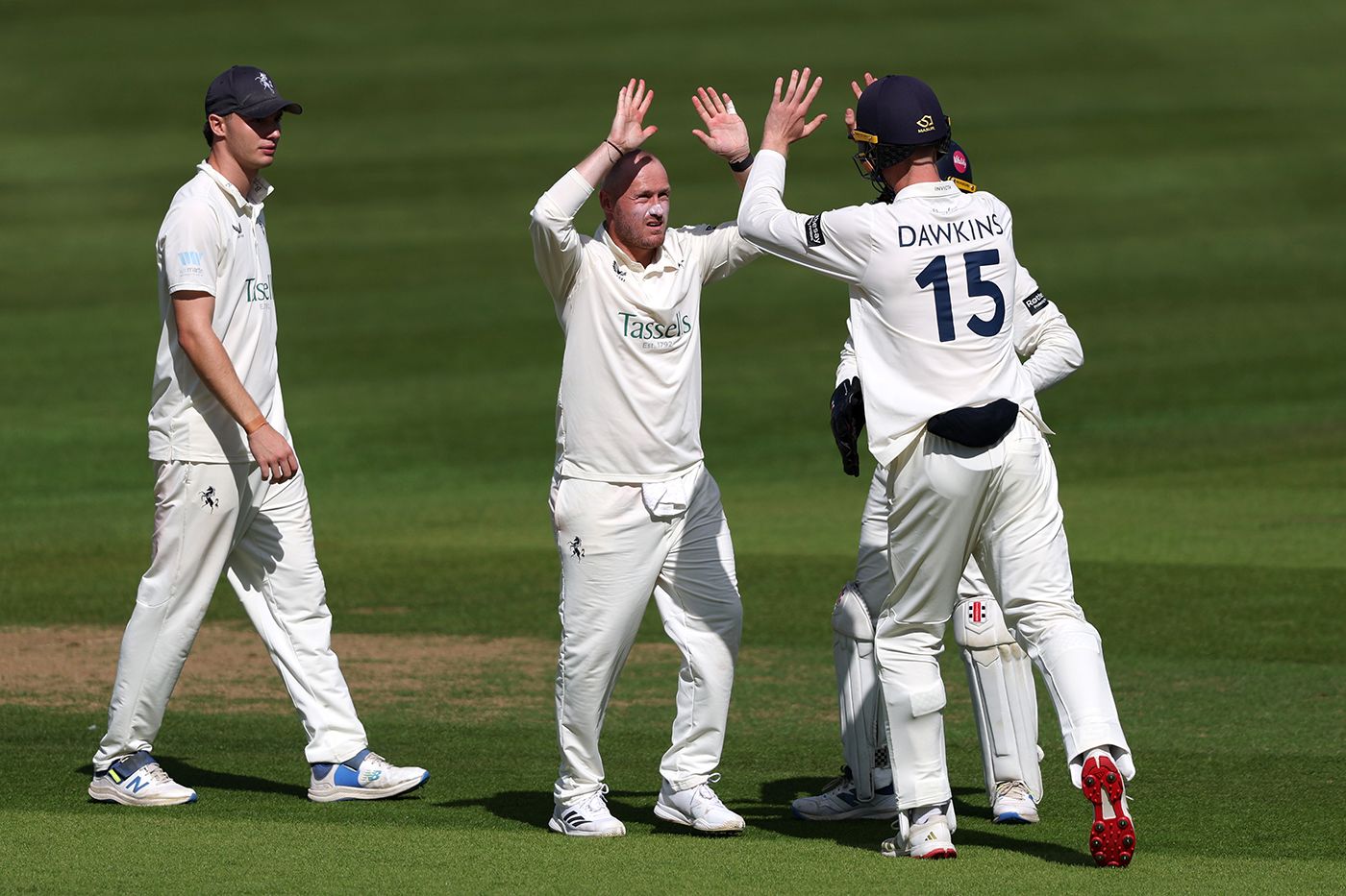 Matt Parkinson was in the wickets against his old county