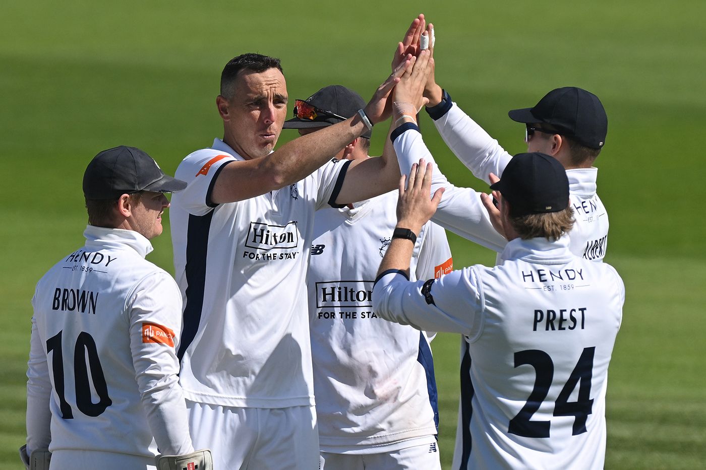 Kyle Abbott ripped through Sussex's top order