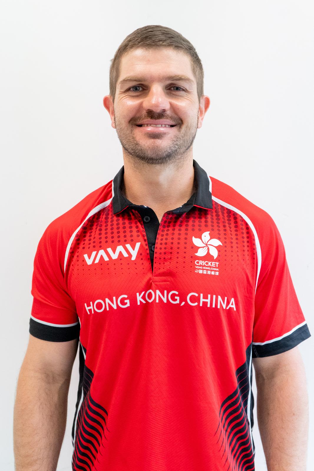 Martin Coetzee strikes a pose
