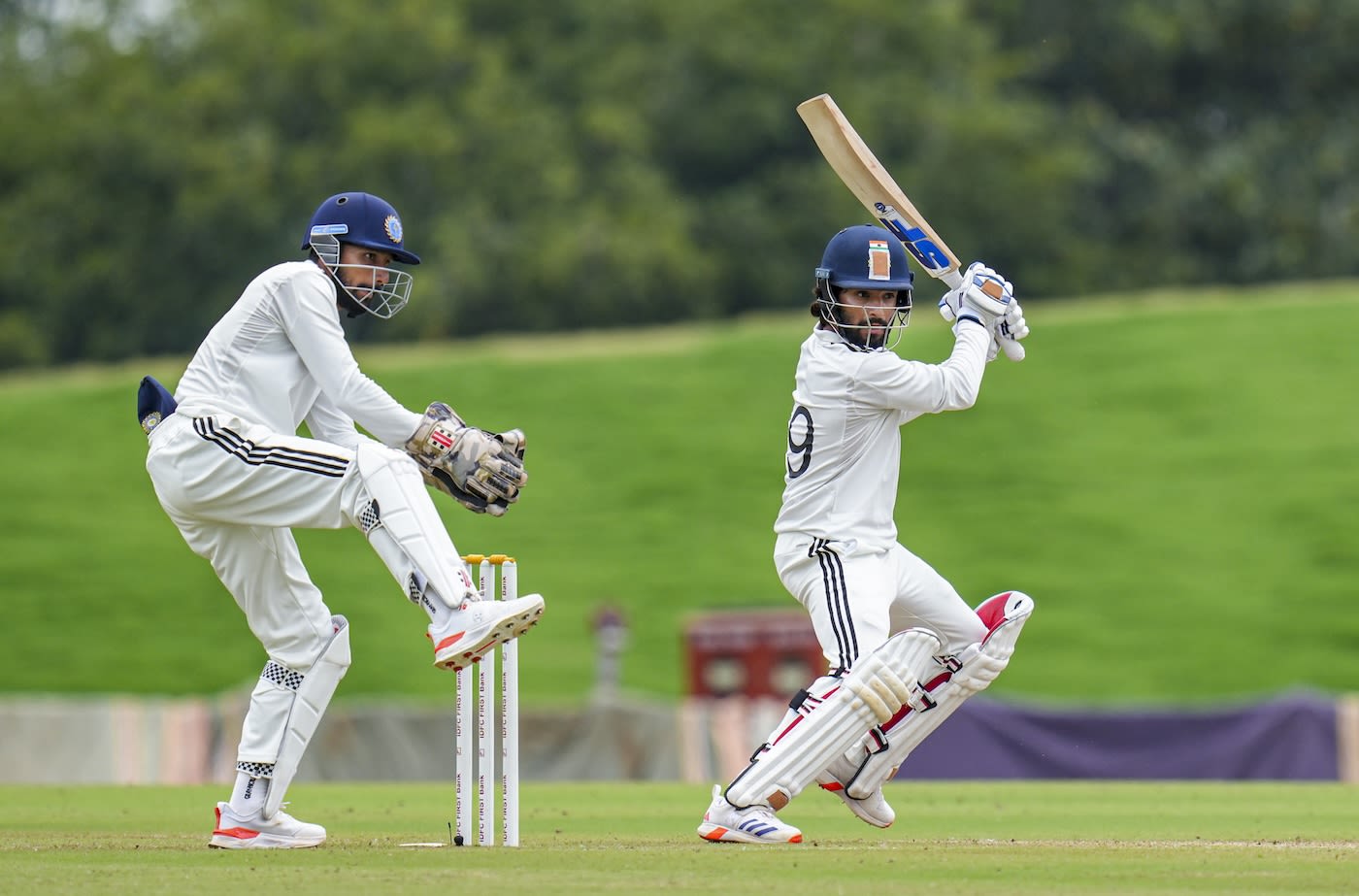 Rajat Patidar scored briskly while Mohammed Azharuddeen watched from behind