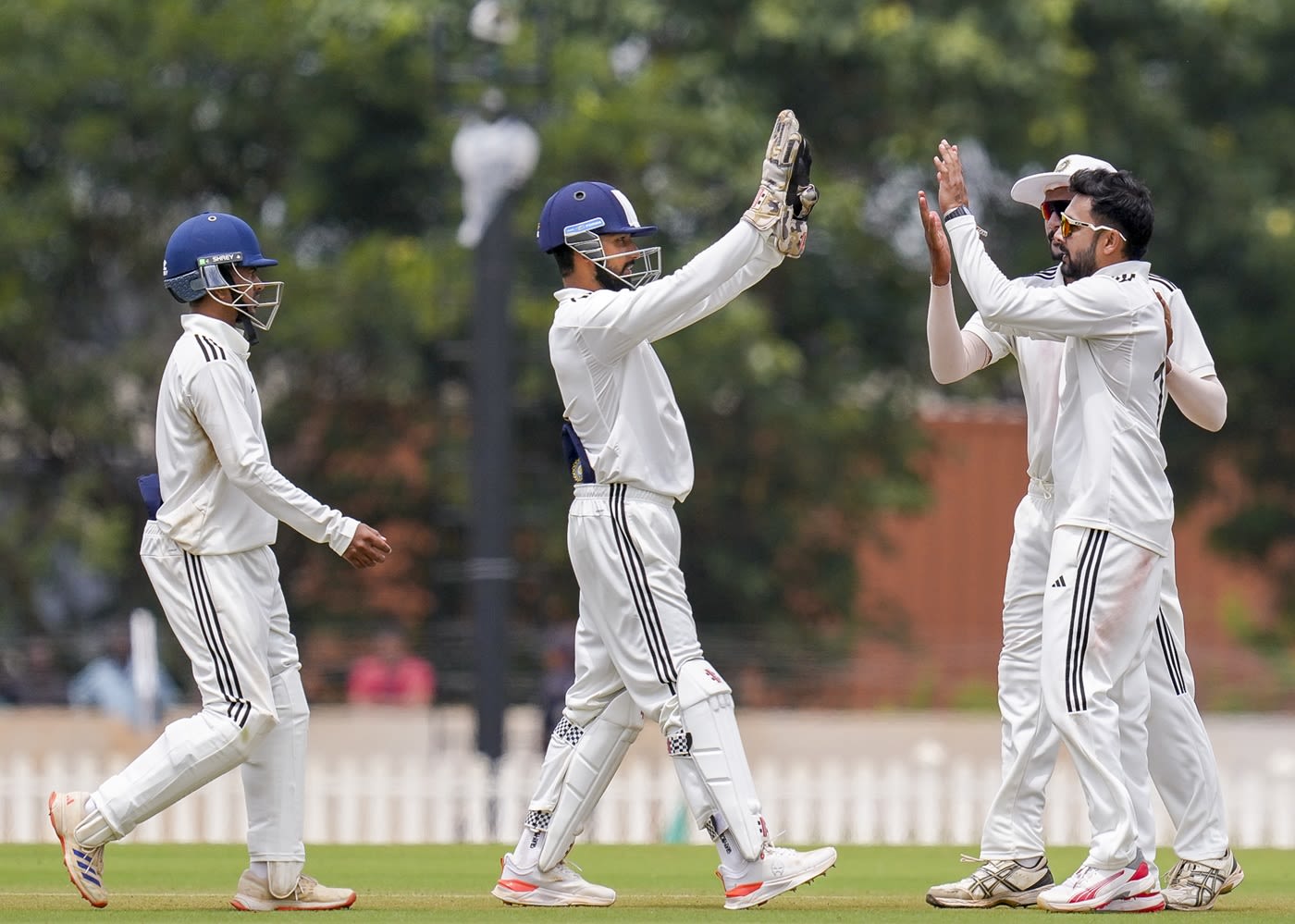 Ankit Sharma starred with a four-wicket haul