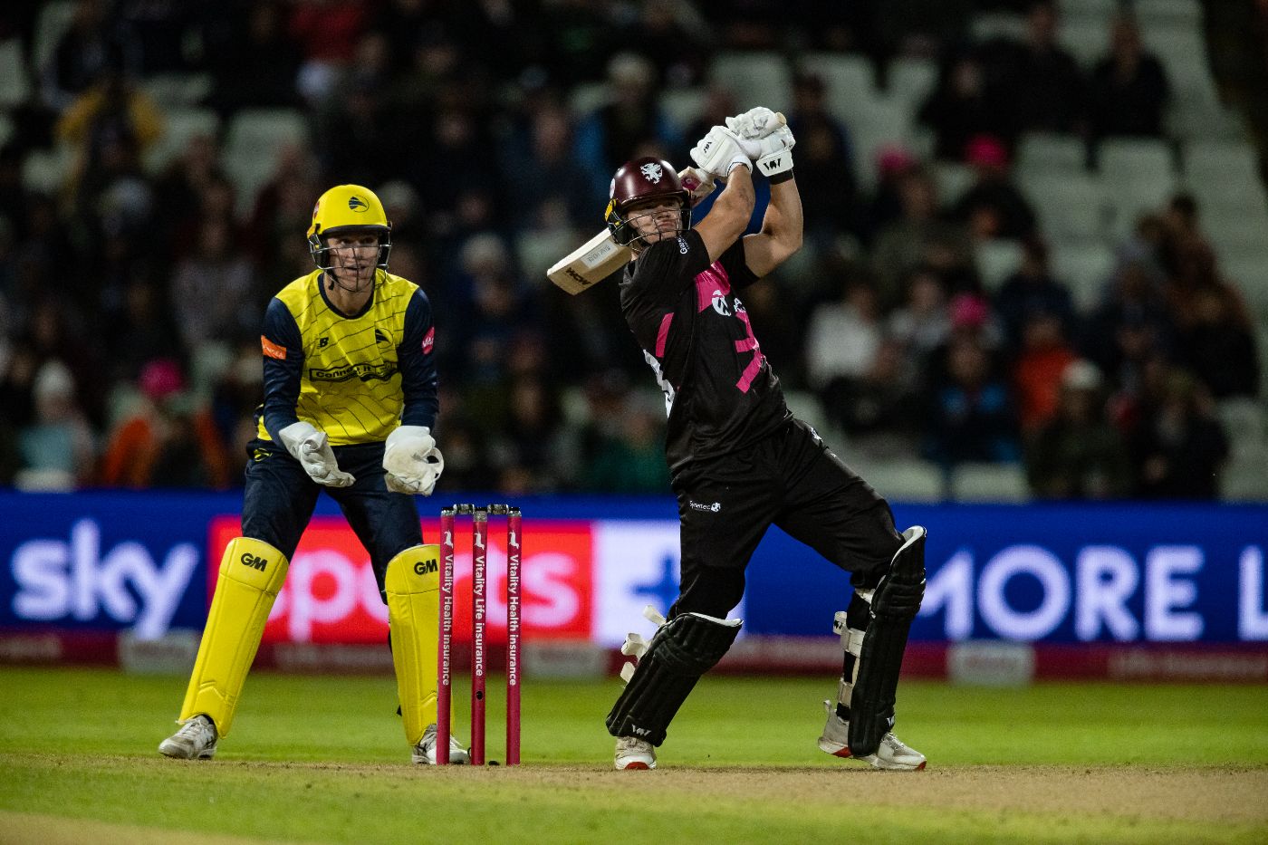 Will Smeed launches a drive down the ground