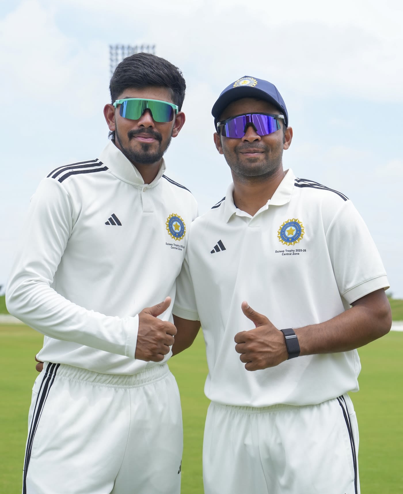 Yash Rathod and Danish Malewar are all smiles after the Duleep Trophy win