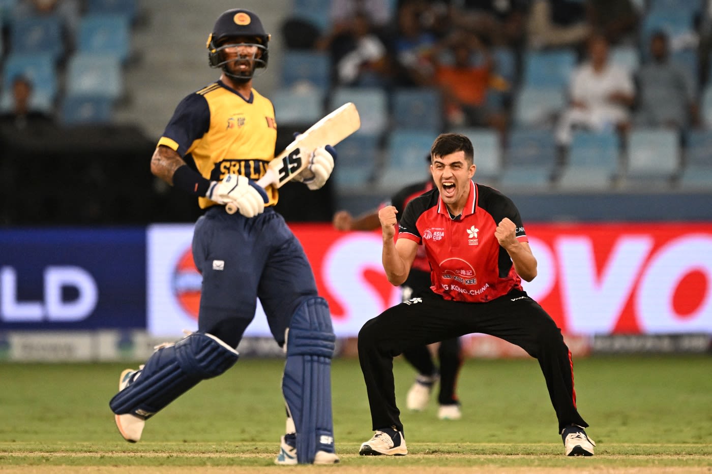 Aizaz Khan was excited after Kamil Mishara was out