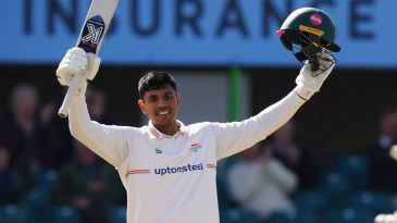 Rishi Patel century pushes Leicestershire to verge of Division Two title