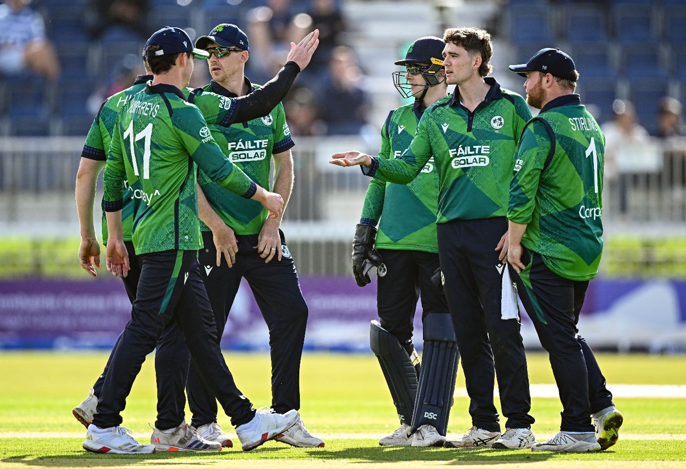 Gareth Delany struck in his 100th international appearance