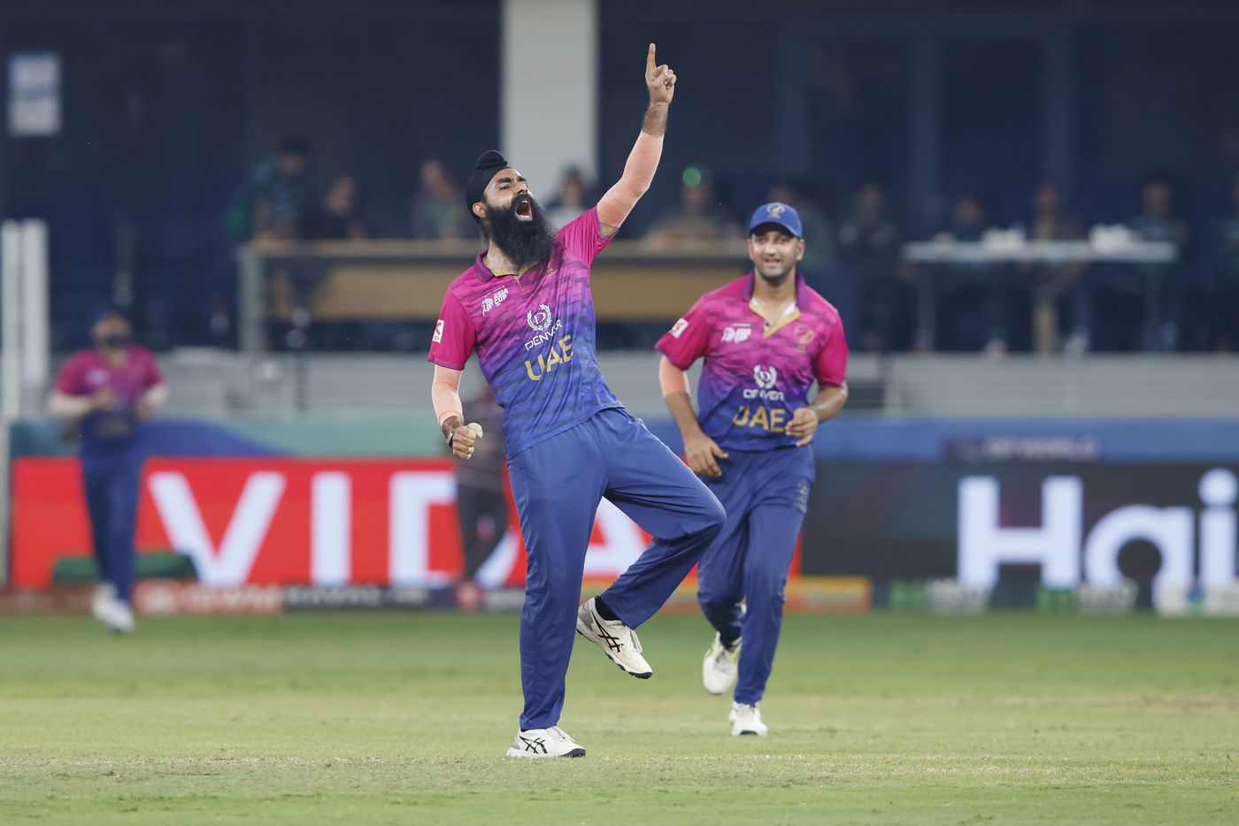 Simranjeet Singh finished with three wickets
